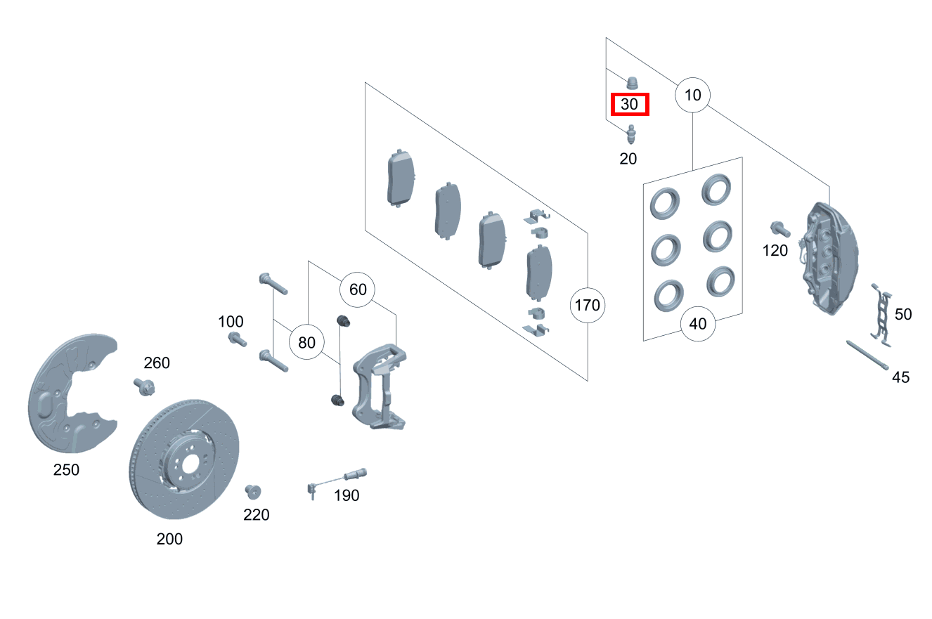 Kappe Entlüftungsventil Mercedes-AMG GLS 63 4MATIC+ 167