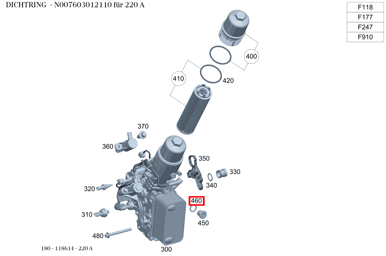 Dichtring 220 A 180