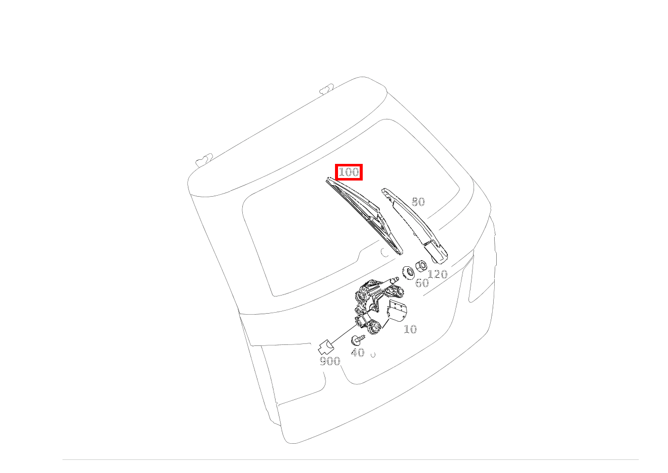 Wischerblatt smart EQ forfour 246