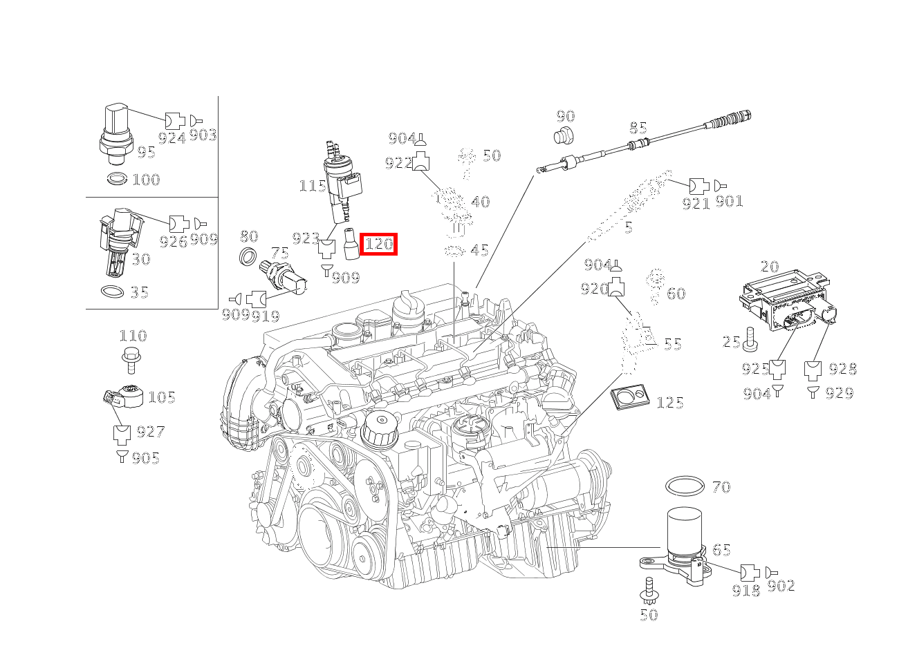 SIEBEINSATZ E 220 FG CDI Fahrgestell lang 211