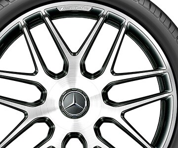 Mercedes-Benz - AMG Schmiederad im Kreuzspeichen-Design, 50,8 AMG Schmiederad im Kreuzspeichen-Design, 50,8