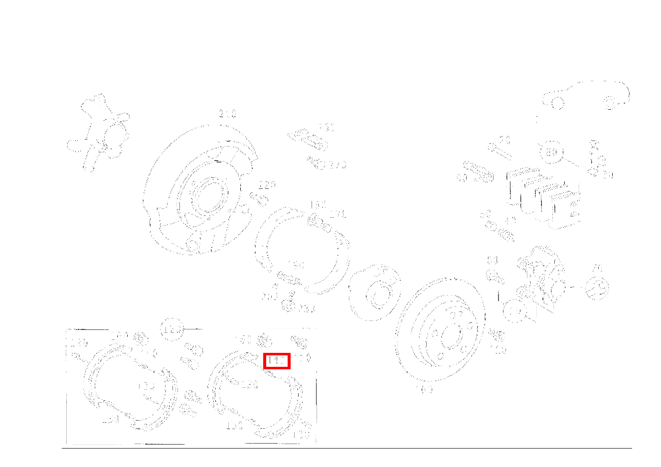 Zugfeder BREMSBACKENRUECKHOLUNG E280 210
