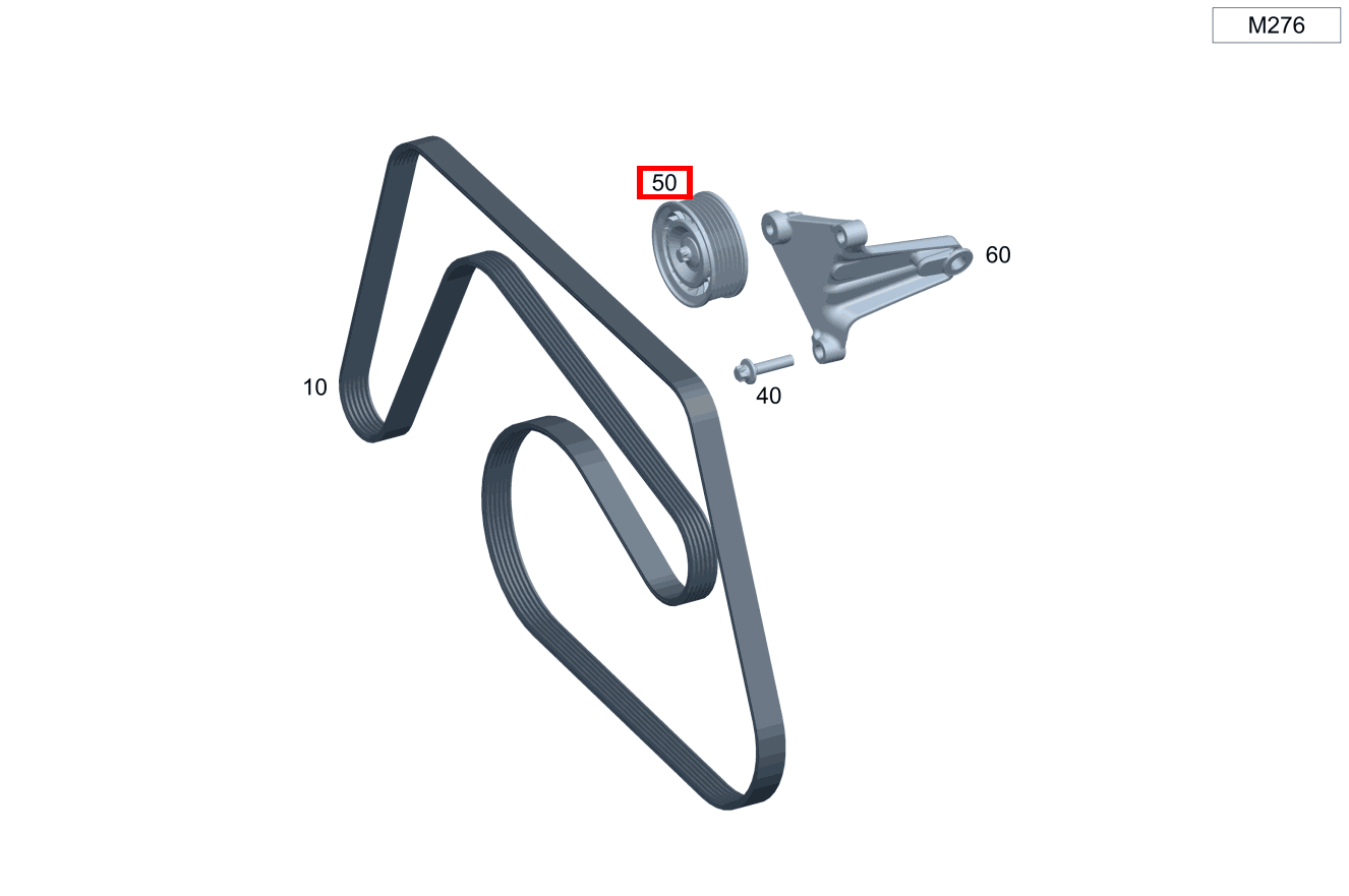 Umlenkrolle Für Keilrippenriemen Mercedes-AMG GLC 43 4MATIC Coupé 253 Umlenkrolle Für Keilrippenriemen Mercedes-AMG GLC 43 4MATIC Coupé 253