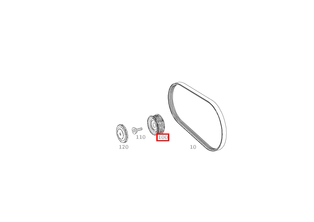 Umlenkrolle E250 CA 207