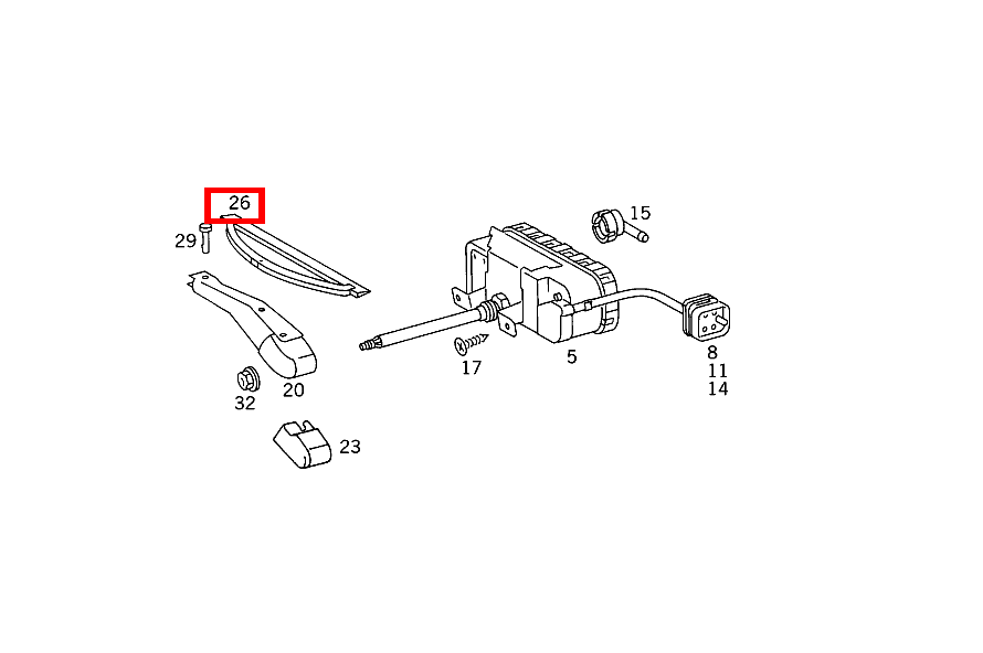 Wischerblatt S 320 140 Wischerblatt S 320 140