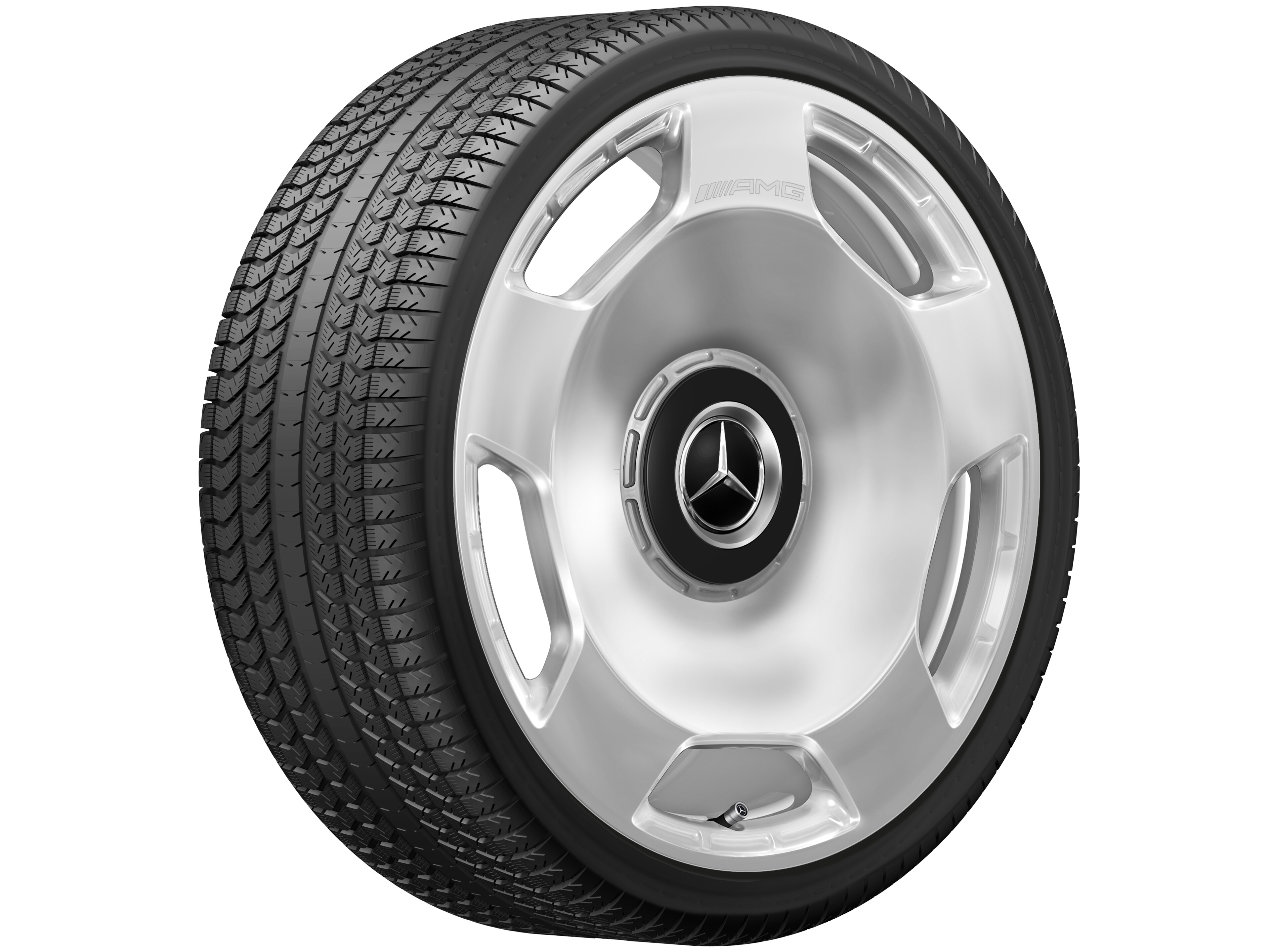 AMG Schmiederad, 23 Zoll, 10 J x 23 ET 45, silberfarben, hochglanzpoliert