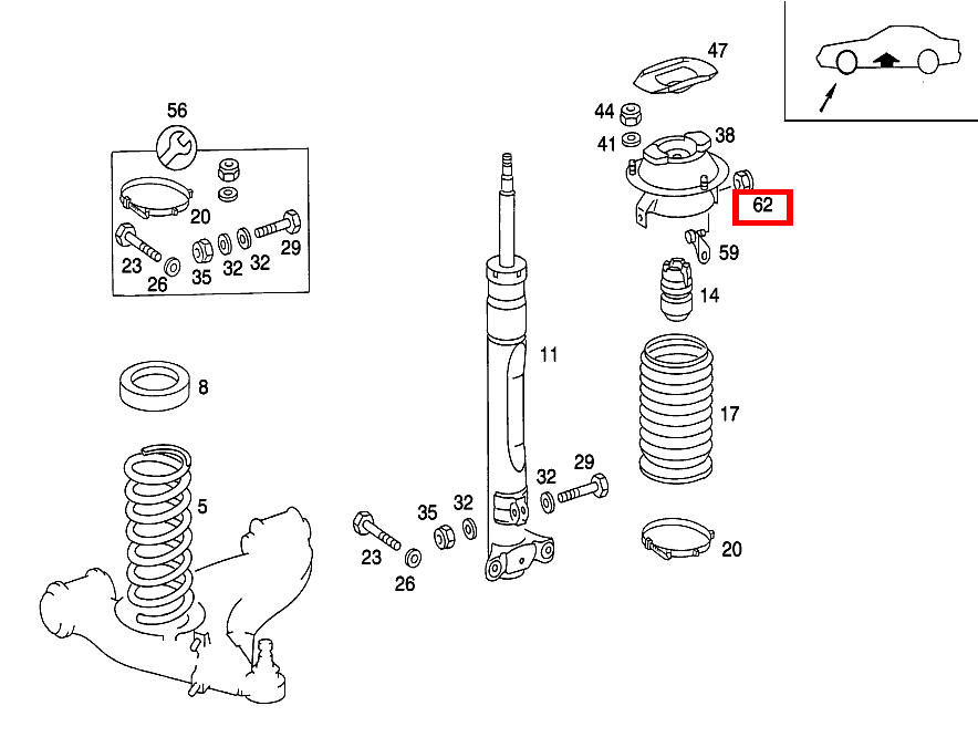 Sechskantmutter HALTER AN GUMMILAGER; M6 190 E 2.5-16 EVOLUTION II 201 Sechskantmutter HALTER AN GUMMILAGER; M6 190 E 2.5-16 EVOLUTION II 201