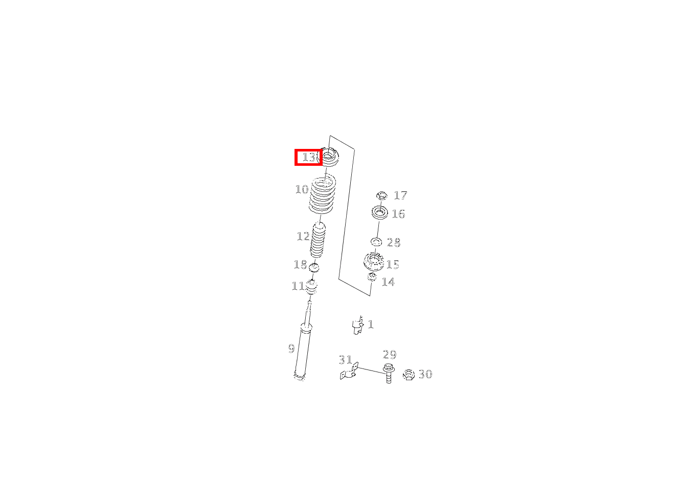 FEDERGEHAEUSE GLC 300 de 4MATIC 254