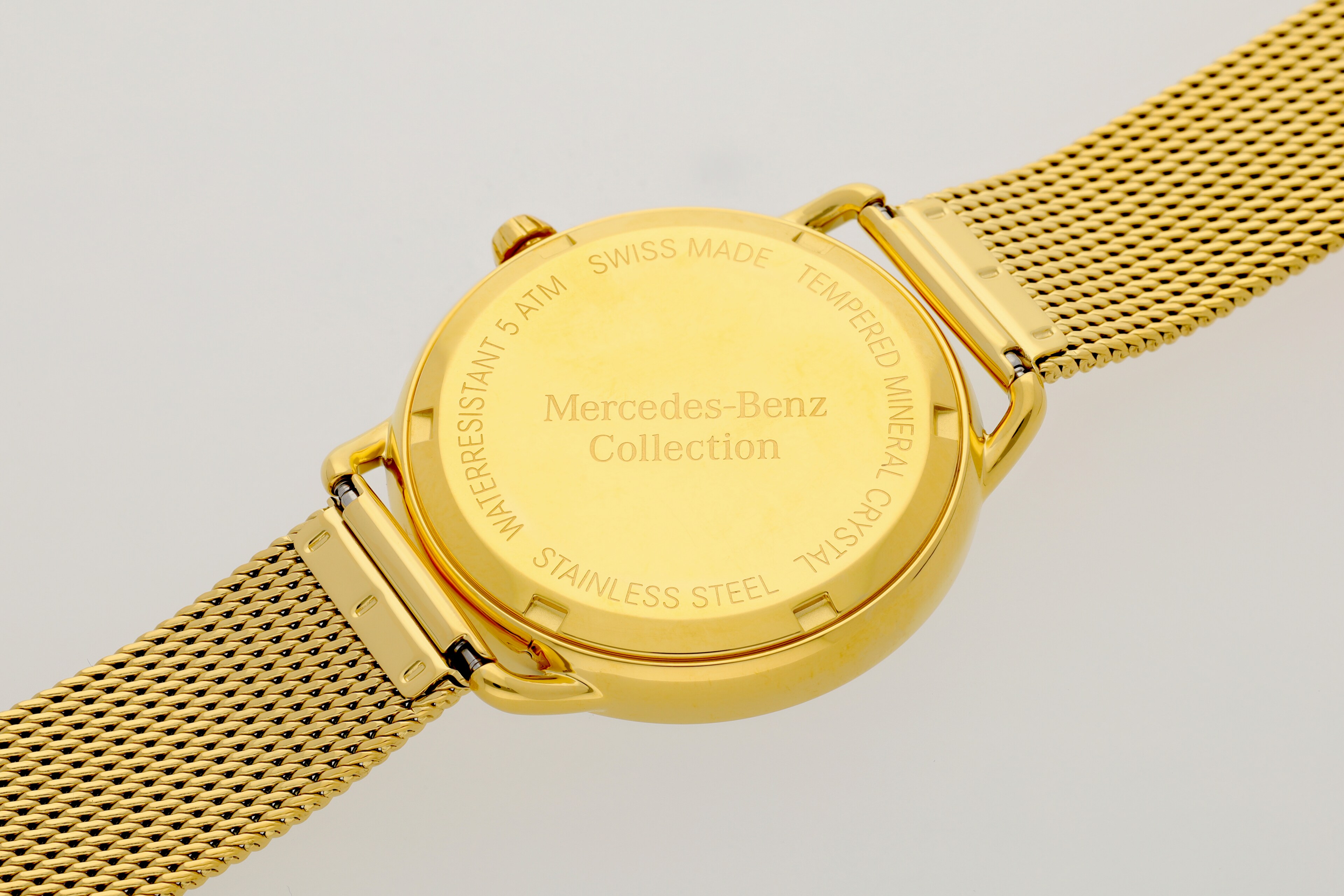 Mercedes-Benz - Armbanduhr Damen, Classic Lady, goldfarben