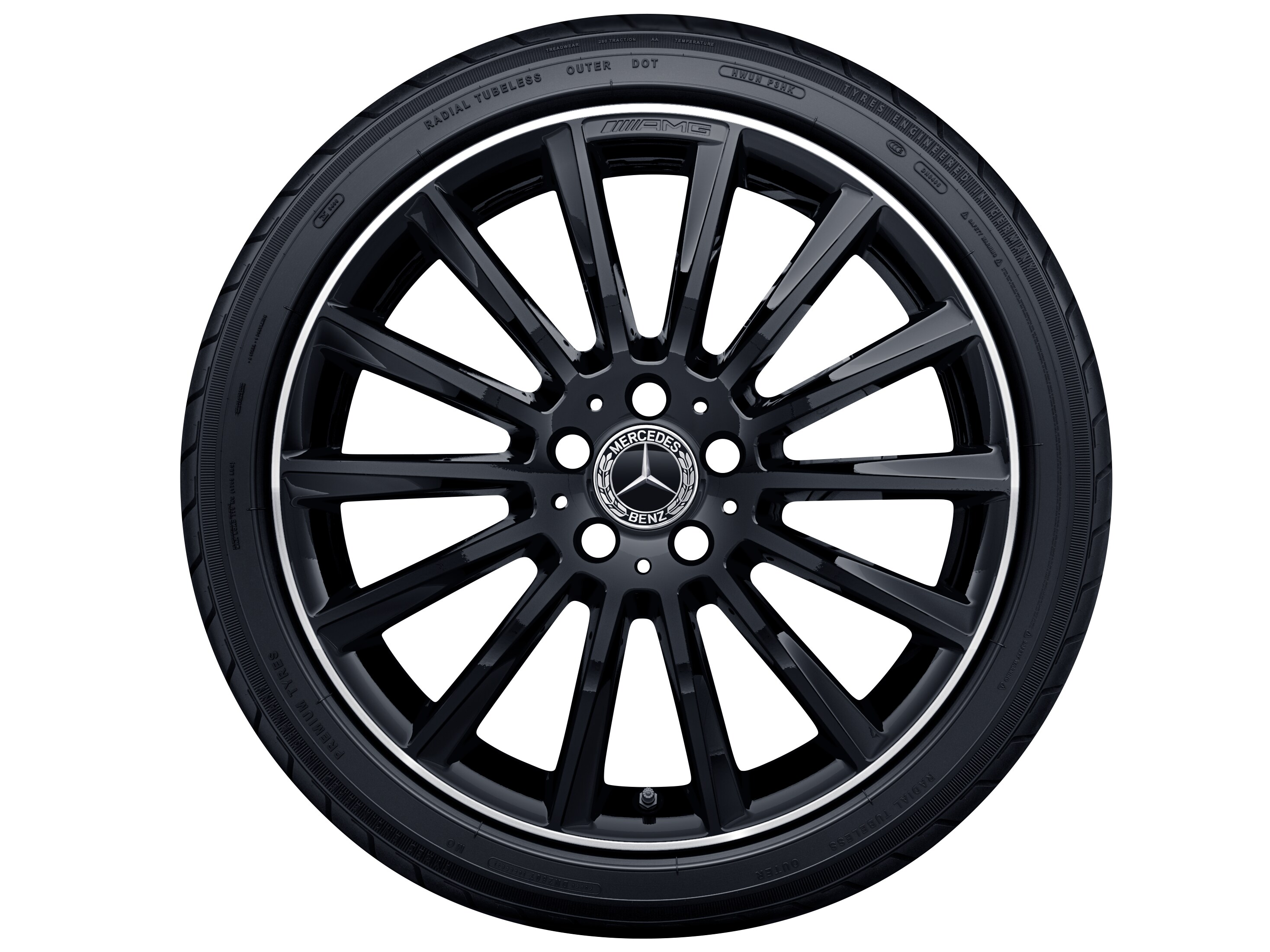 AMG Vielspeichen-Rad, 48,3 cm (19 Zoll), Felg