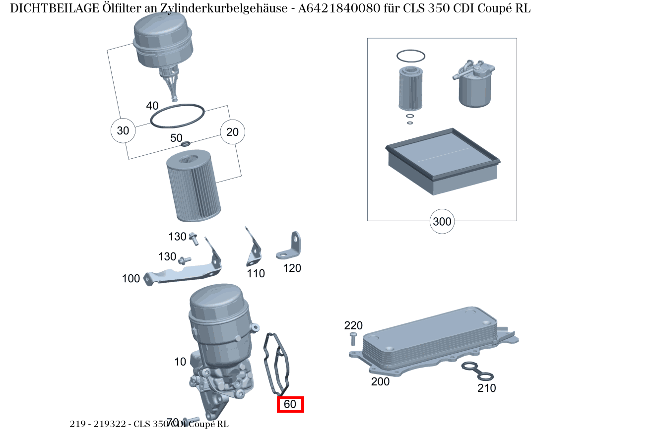 Dichtbeilage Ölfilter an Zylinderkurbelgehäuse CLS 350 CDI Coupé RL 219 Dichtbeilage Ölfilter an Zylinderkurbelgehäuse CLS 350 CDI Coupé RL 219