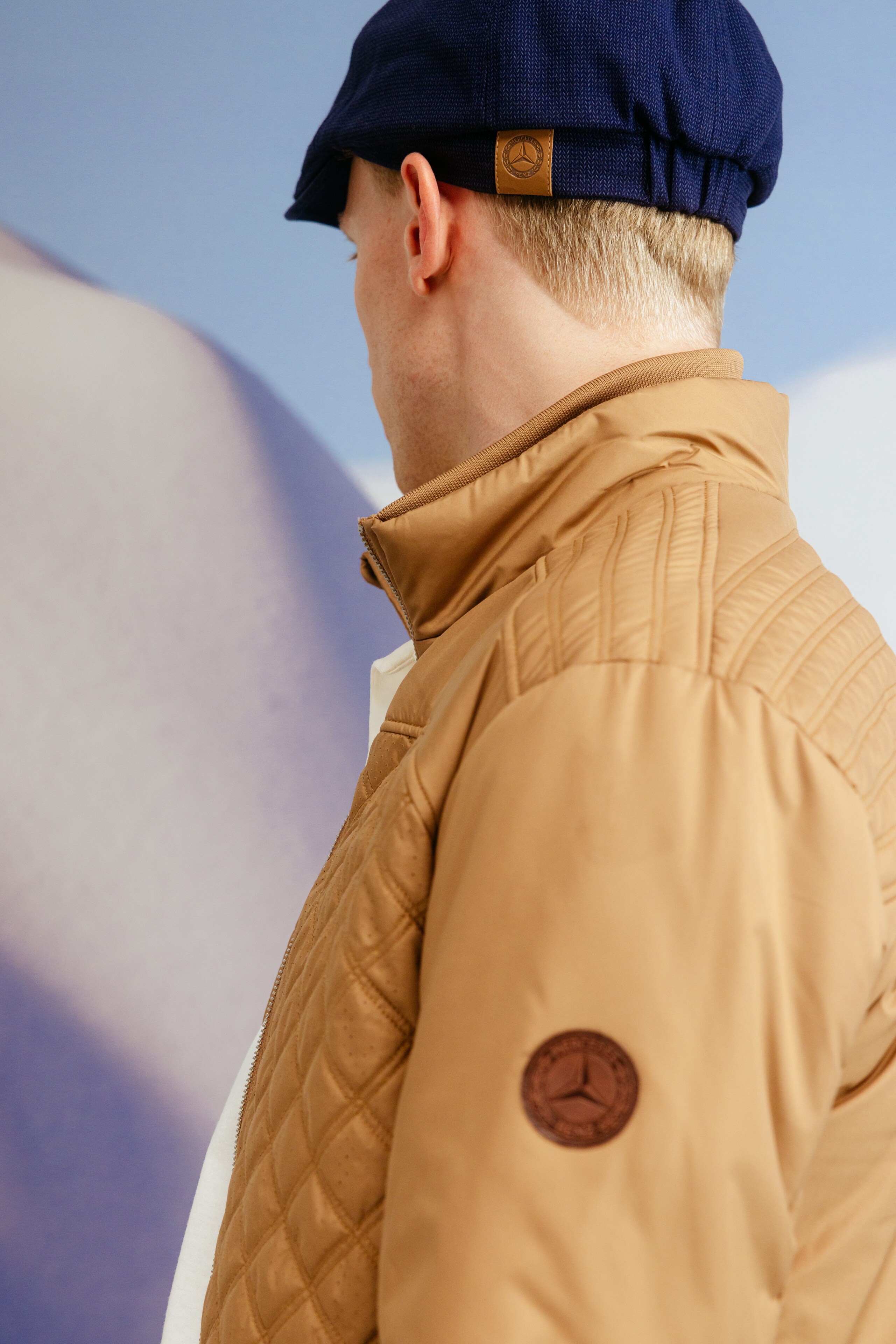Jacke Herren, cognac