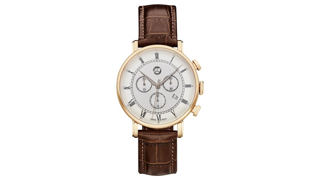 Chronograph Herren, Classic Retro Gold