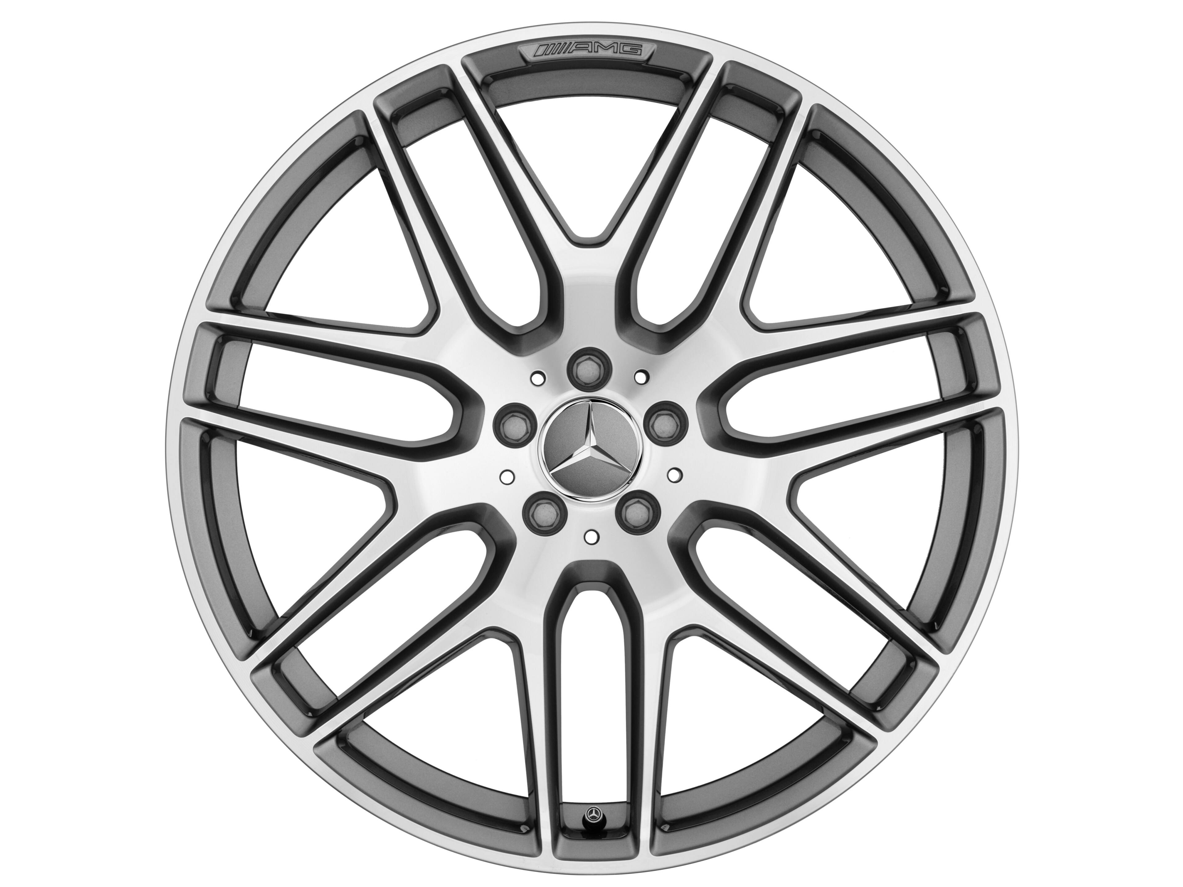 Mercedes-Benz - AMG Leichtmetallrad, im Kreuzspeichen-Design AMG Leichtmetallrad, im Kreuzspeichen-Design