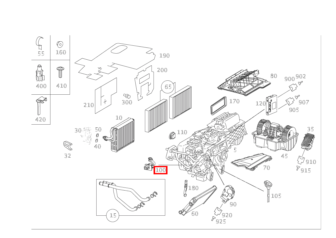 Temperatursensor VERDAMPFER CL500 4M BE 216