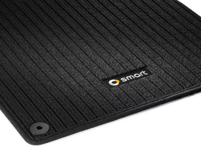 Ripsmatten, Satz, 2-teilig, LL, schwarz, smart A451; C451