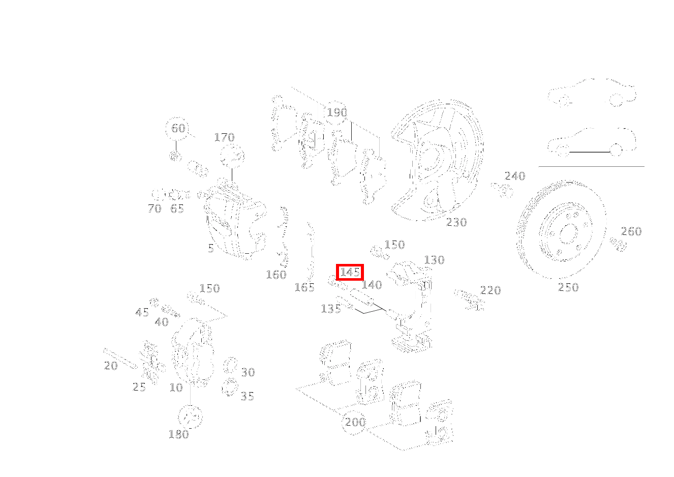 ZYLINDERSCHRAUBE LINKS UND RECHTS E430 T 4-MATIC 210 ZYLINDERSCHRAUBE LINKS UND RECHTS E430 T 4-MATIC 210