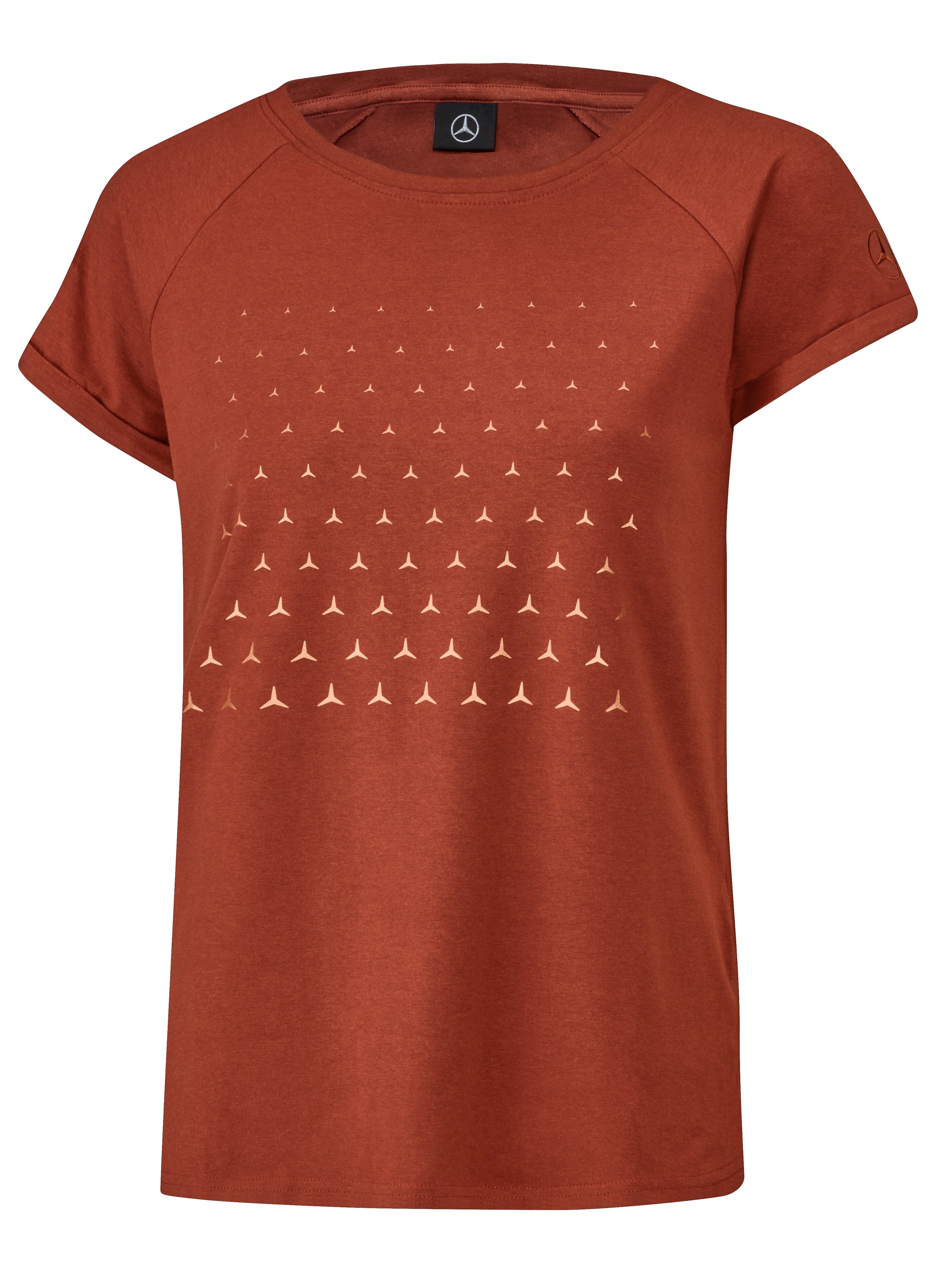 T-Shirt Damen, dunkelrot