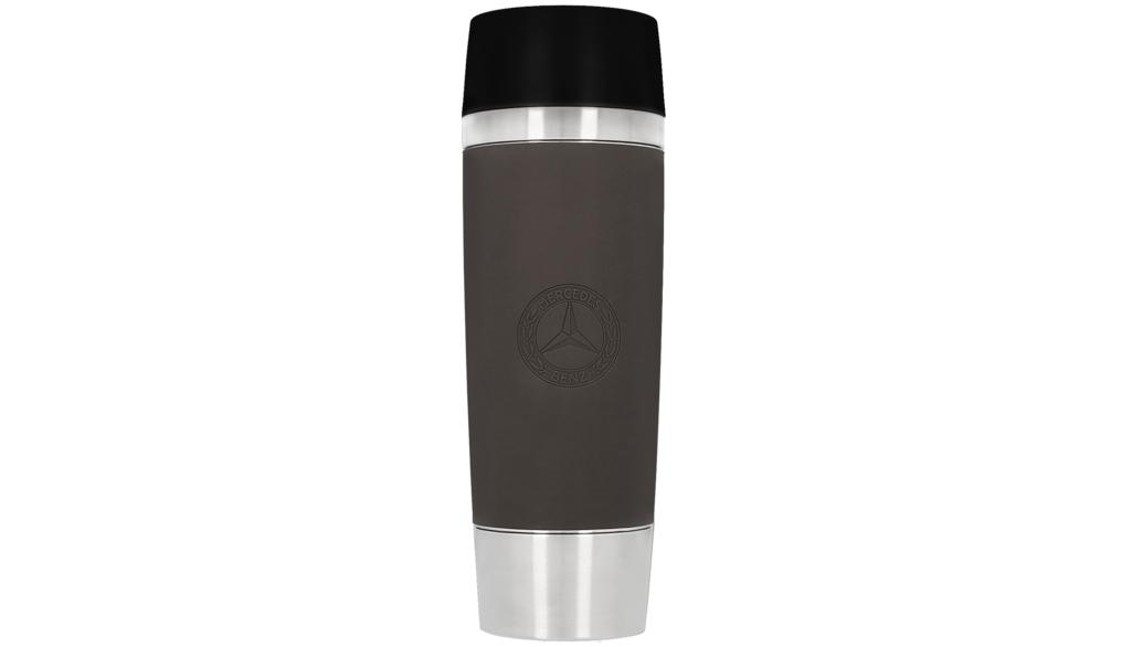 Isolierbecher, 0,5 l braun, Edelstahl/Silikon/Kunststoff, emsa