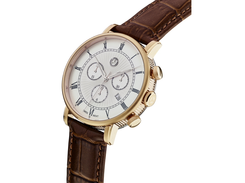 Chronograph Herren, Classic Retro Gold