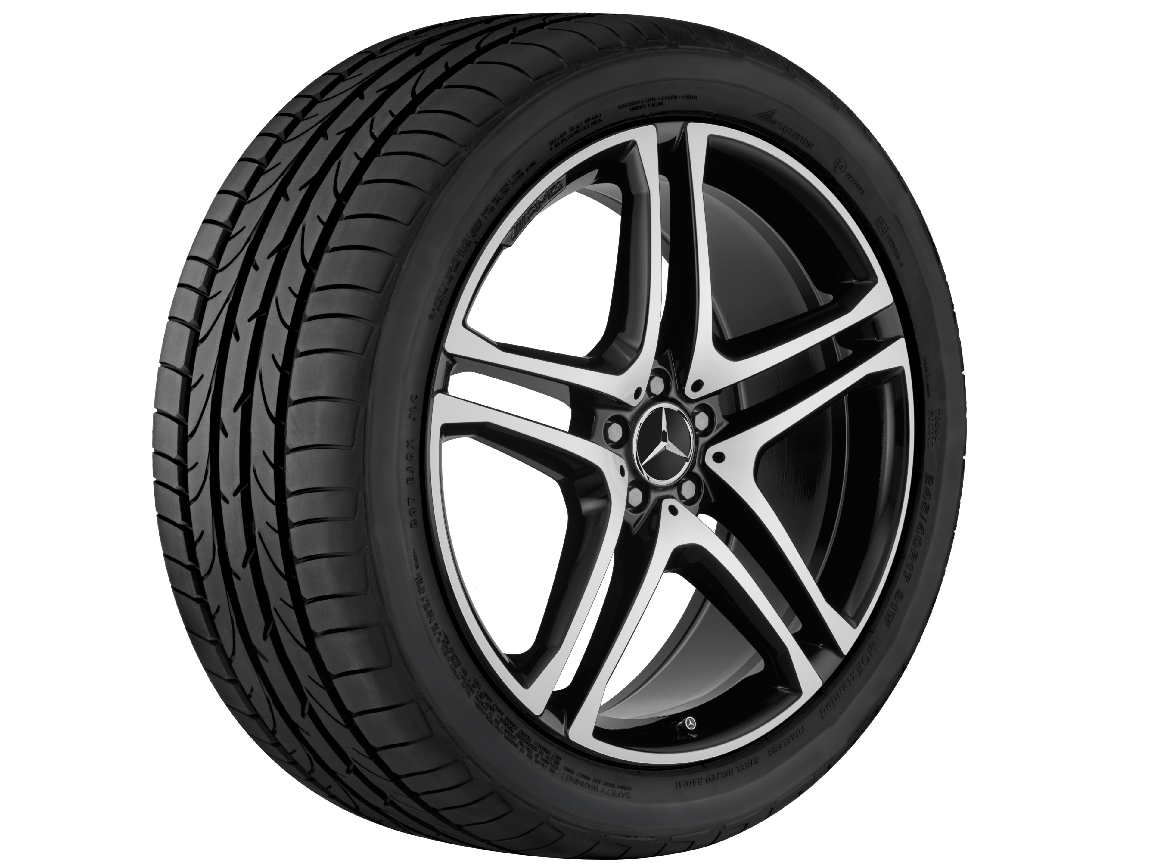 AMG 5-Doppelspeichen-Rad, 55,9 cm (22 Zoll)