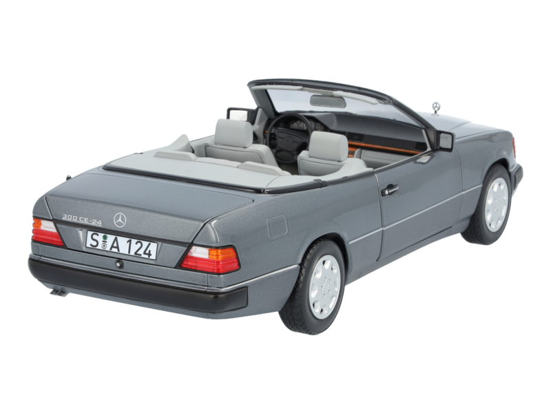 300 CE-24 Cabriolet A 124 (1991-1993) perlmuttgrau, Norev, 1:18