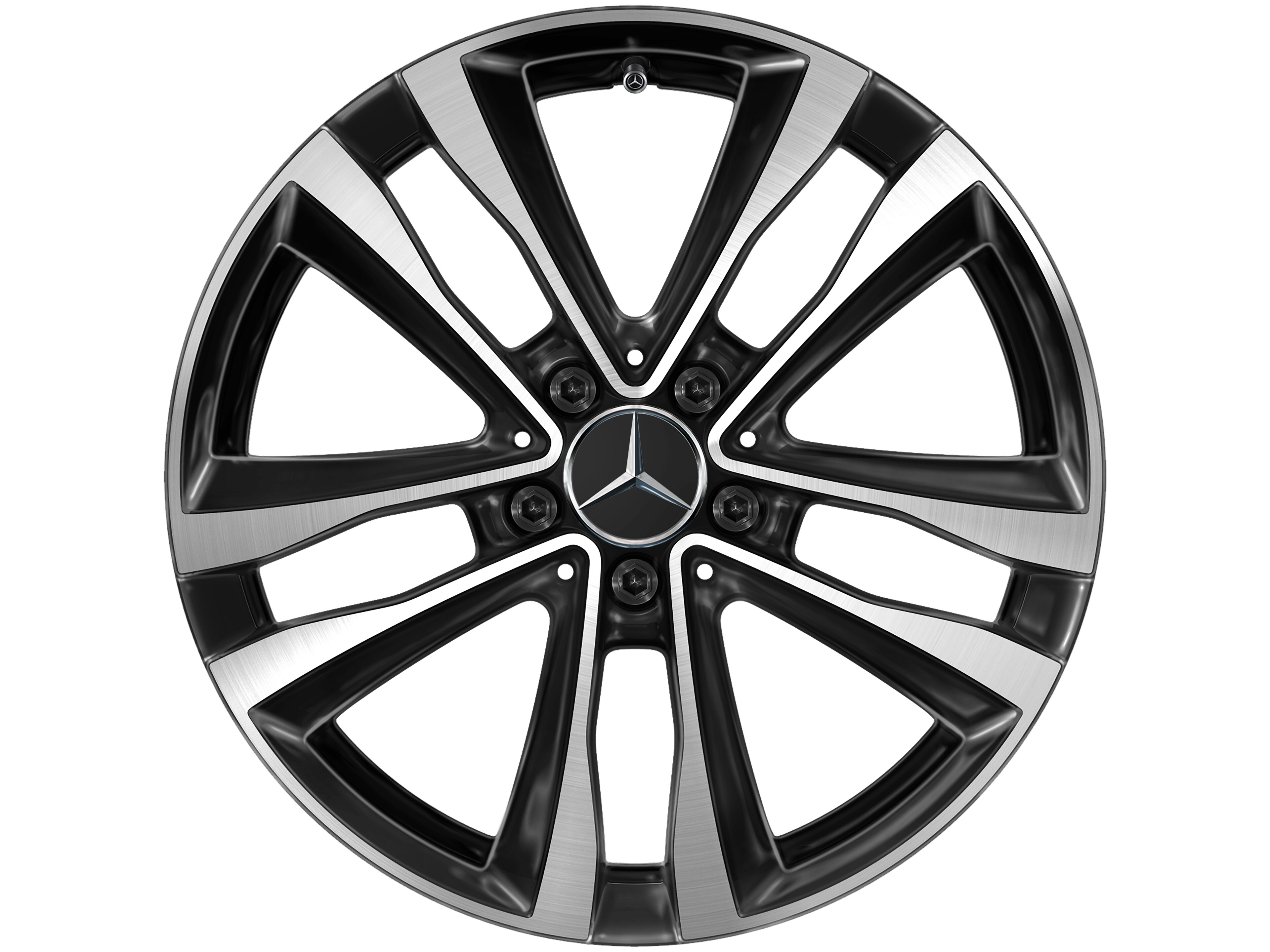 5-Doppelspeichen-Rad, 45,7 cm (18 Zoll), glan