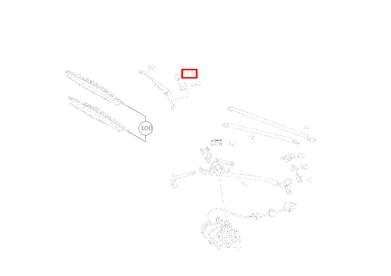 Kappe SCHEIBENWISCHER RECHTS SLK 320 AMG KOMP 170 Kappe SCHEIBENWISCHER RECHTS SLK 320 AMG KOMP 170