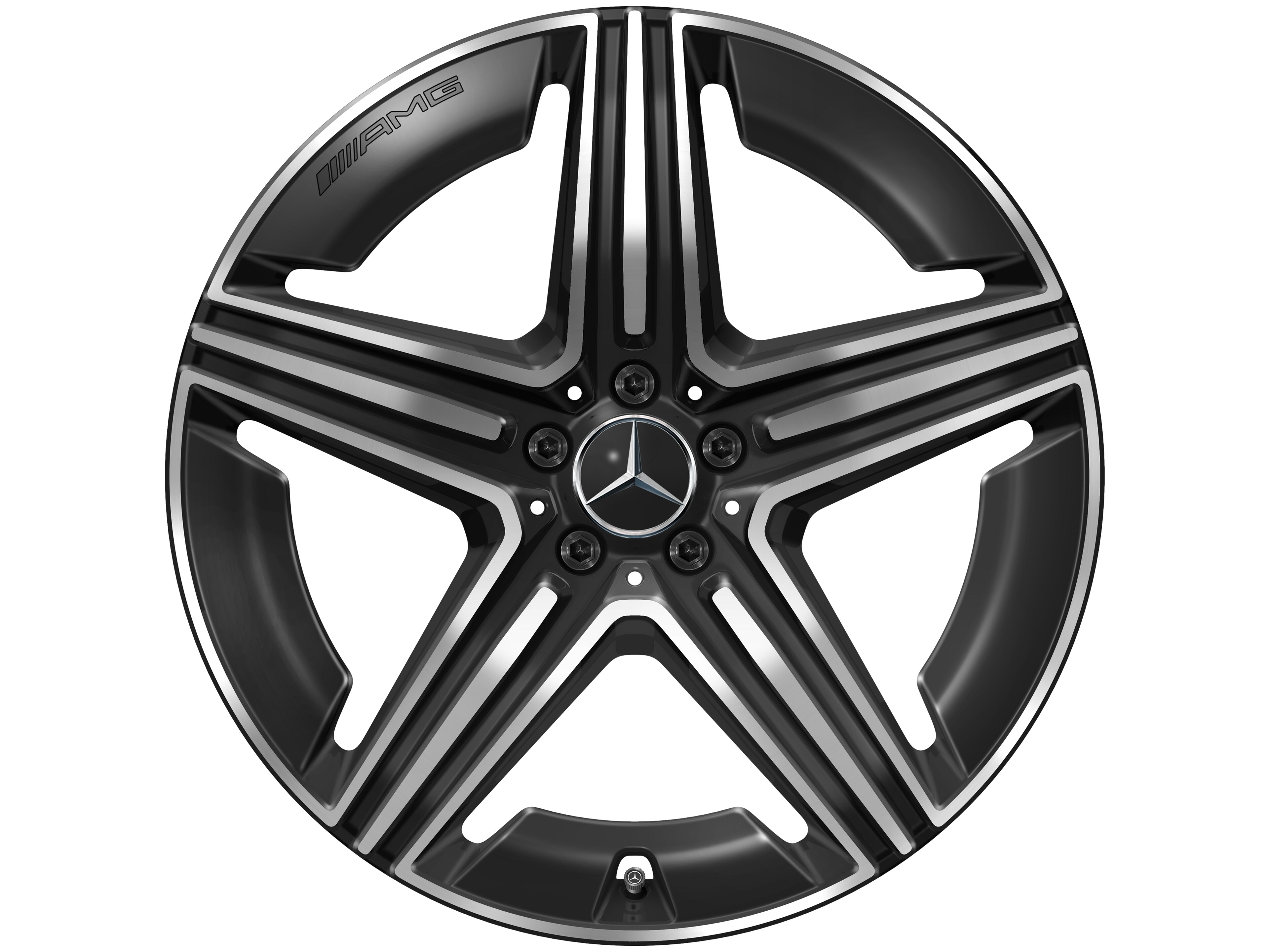 AMG 5-Doppelspeichen-Rad, 21 Zoll, 11 J x 21 ET 49, schwarz