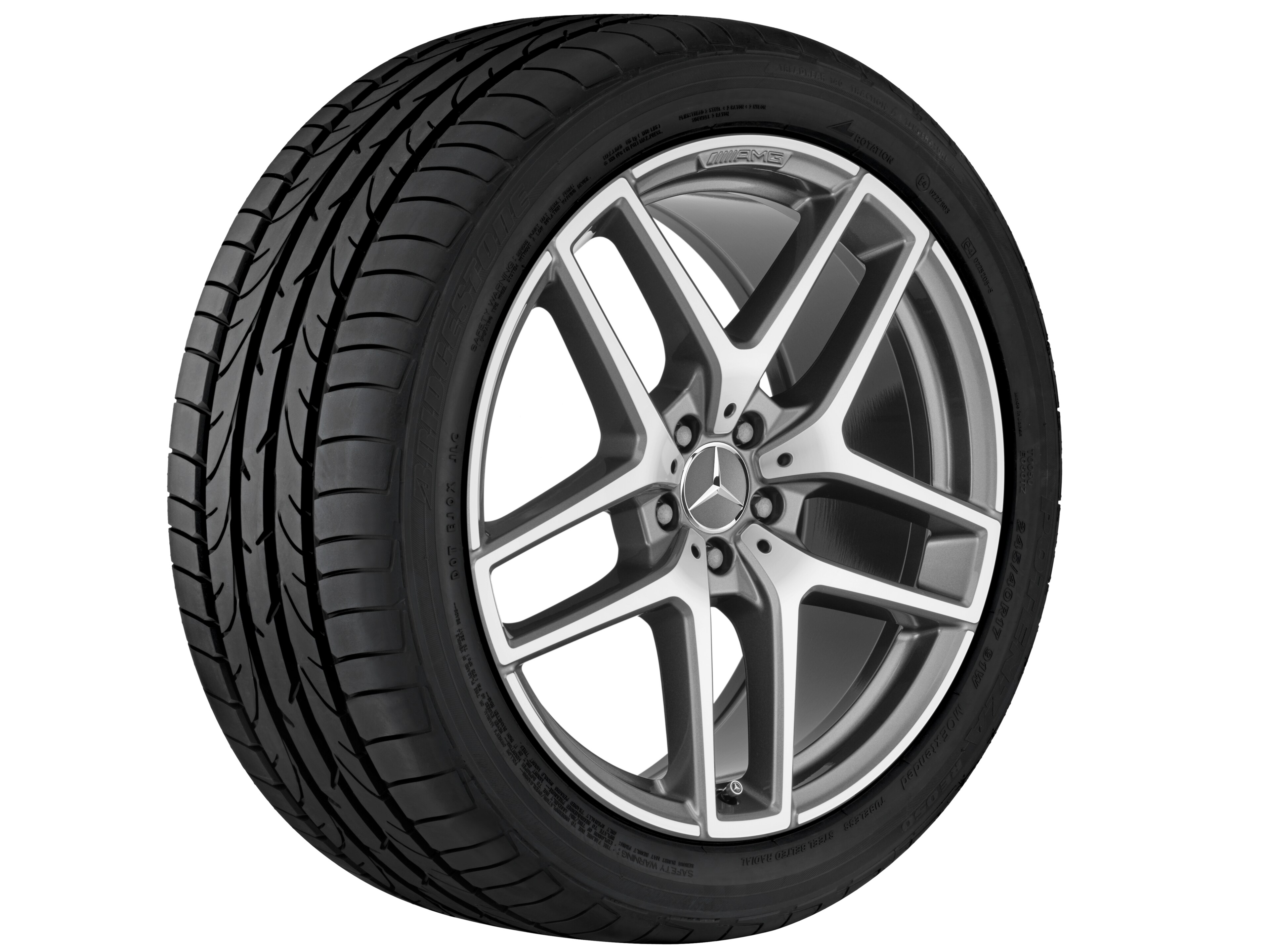 AMG 5-Doppelspeichen-Rad, 53,3 cm (21 Zoll)
