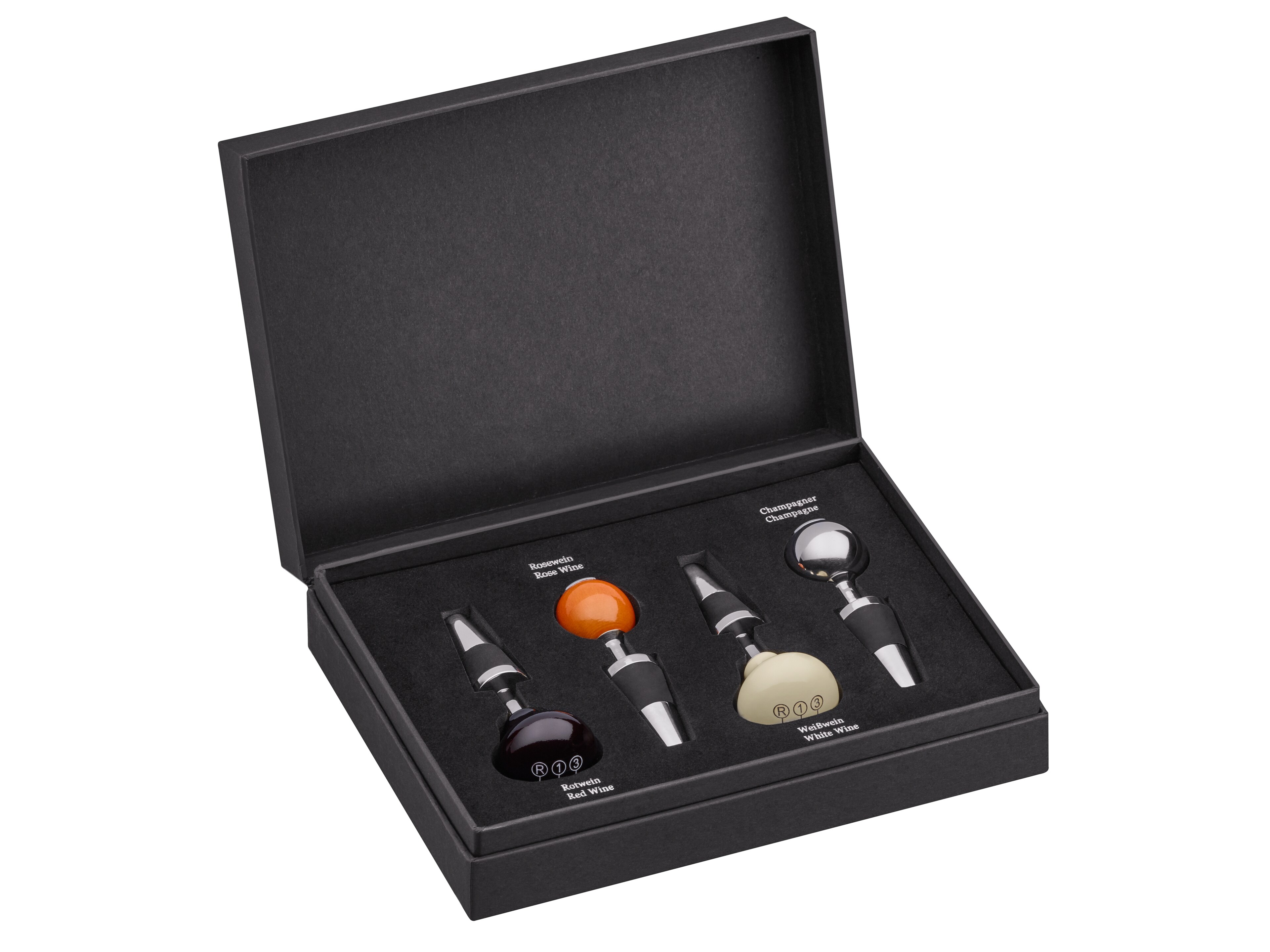 Mercedes-Benz - Weinverschlüsse, 4er-Set Weinverschlüsse, 4er-Set