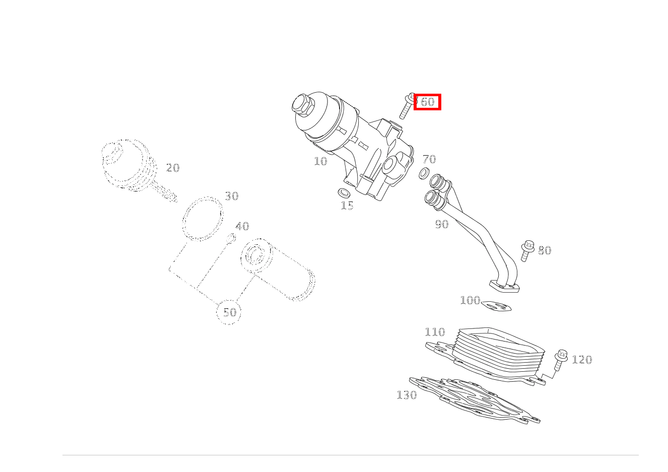 Sechsrundschraube Ölfilter an Zylinderkopf; M6X35 B 200 CDI TOURER 245 Sechsrundschraube Ölfilter an Zylinderkopf; M6X35 B 200 CDI TOURER 245