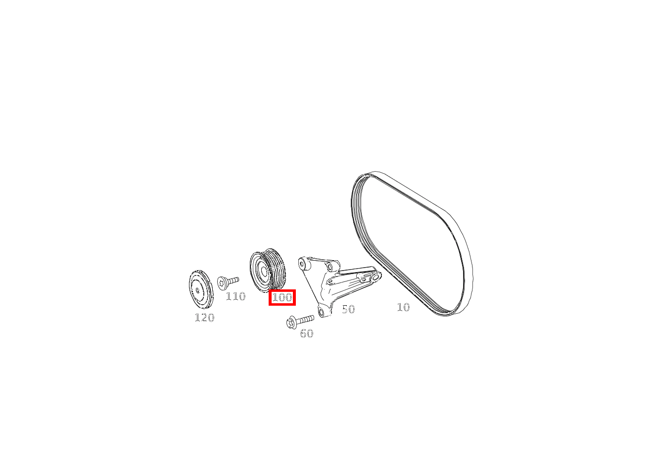 Umlenkrolle E400 CA 207 Umlenkrolle E400 CA 207