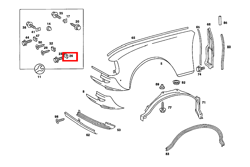 CLIPSMUTTER BLECHSCHRAUBE VORDERKOTFLUEGEL AN VERSTEIFUNG VORN 230 TE 123 CLIPSMUTTER BLECHSCHRAUBE VORDERKOTFLUEGEL AN VERSTEIFUNG VORN 230 TE 123