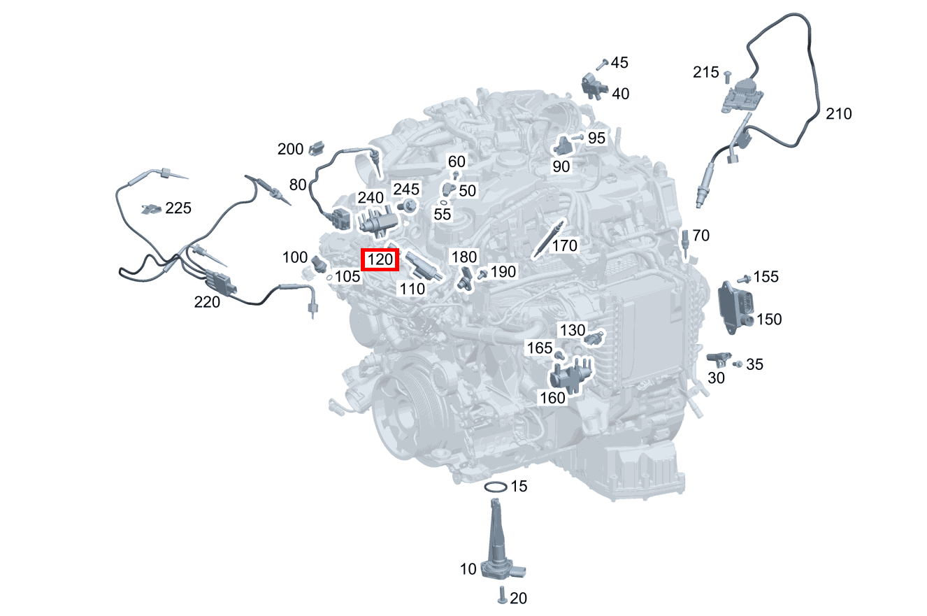 SIEBEINSATZ Umschaltventil Abgasrückführung 220 A 180