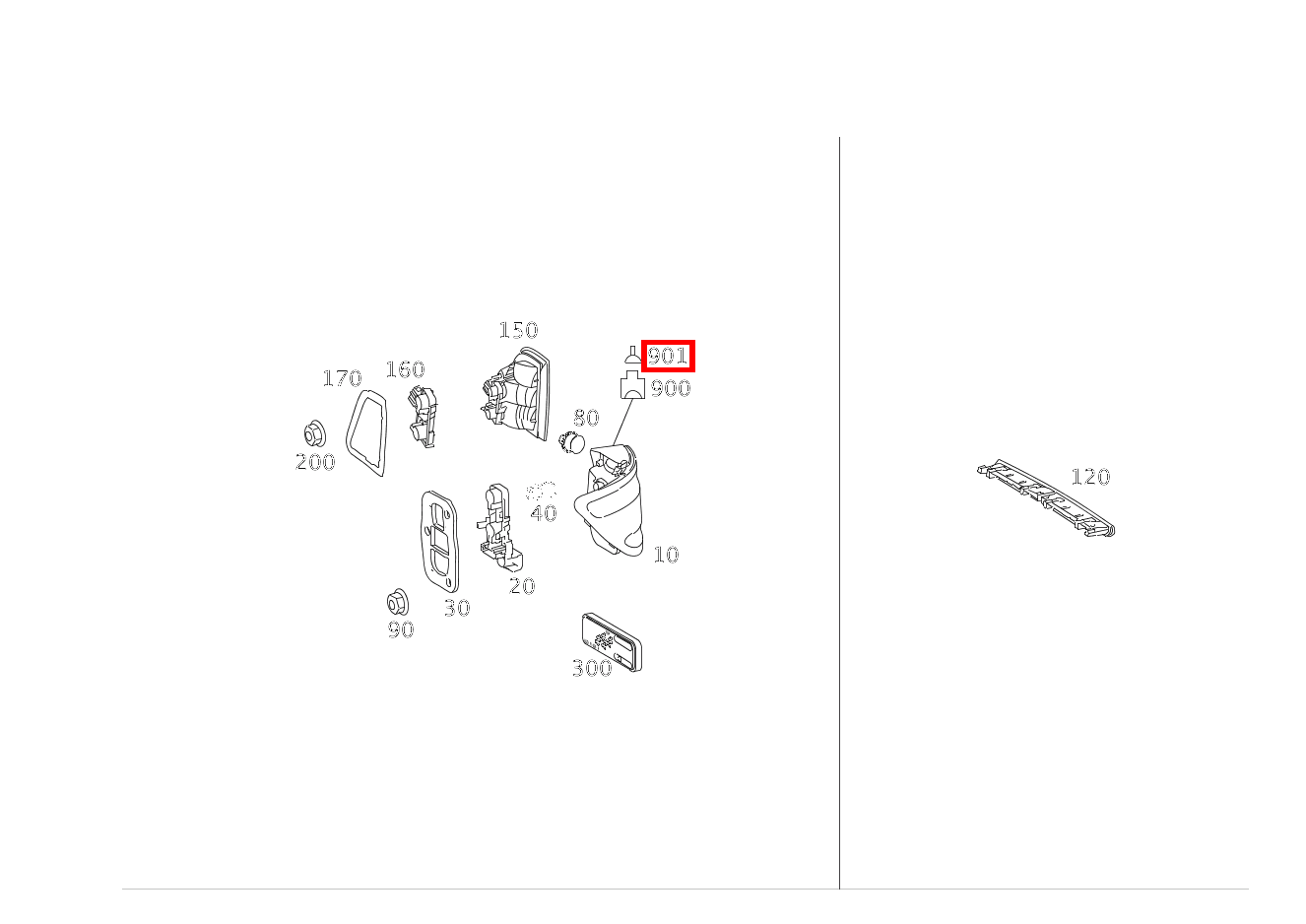 Kontaktbuchse SCHLUSSLEUCHTE E3; 0.5-1.0 MM2 MCP2.8 B 200 Turbo Sports Tourer 245