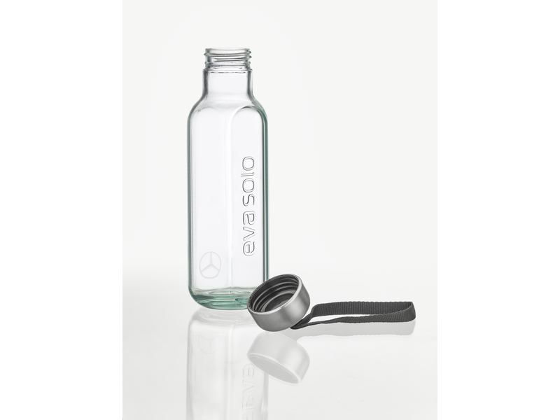 Glastrinkflasche, 0,5 l Glas / Edelstahl / Kunststoff, eva solo Glastrinkflasche, 0,5 l Glas / Edelstahl / Kunststoff, eva solo