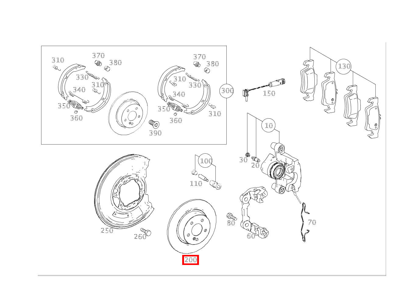 Bremsscheibe belüftet Hinten rechts CLS350CDI BE 218 Bremsscheibe belüftet Hinten rechts CLS350CDI BE 218