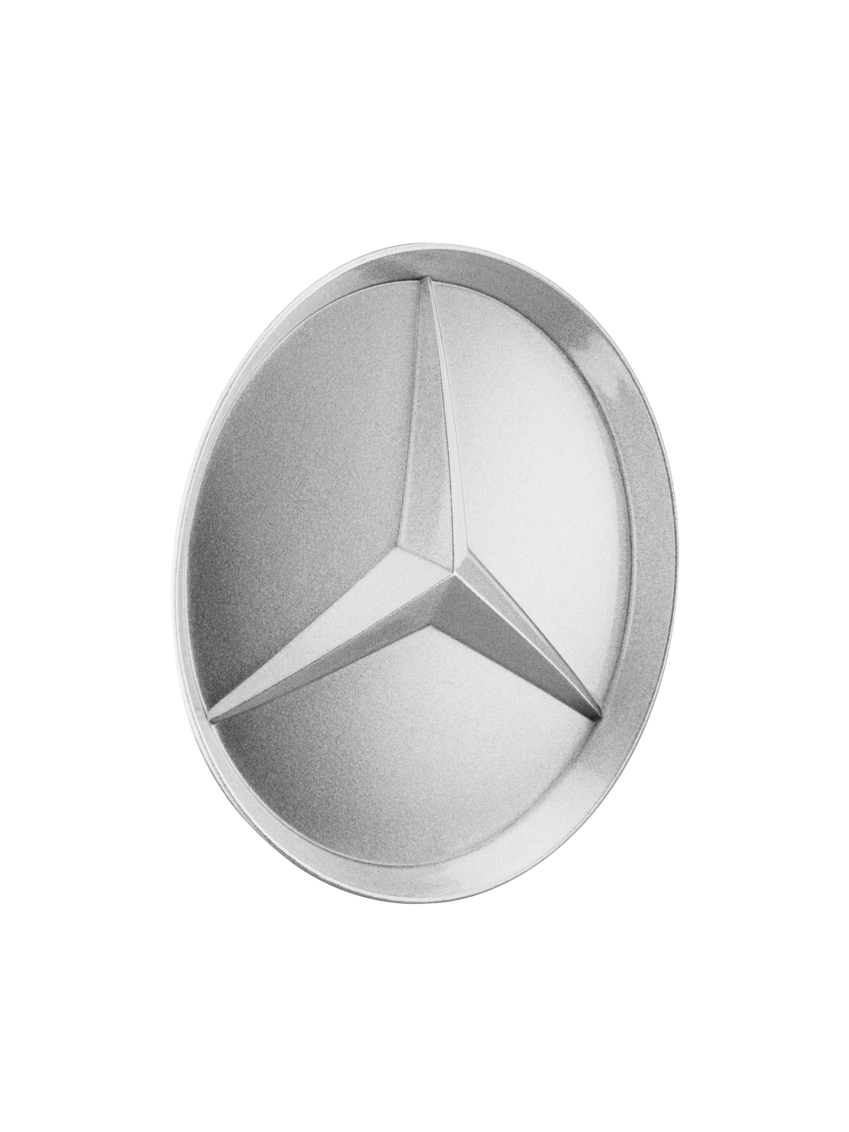 Mercedes-Benz - Radnabenabdeckung, Stern erhaben, 2-teilig Radnabenabdeckung, Stern erhaben, 2-teilig