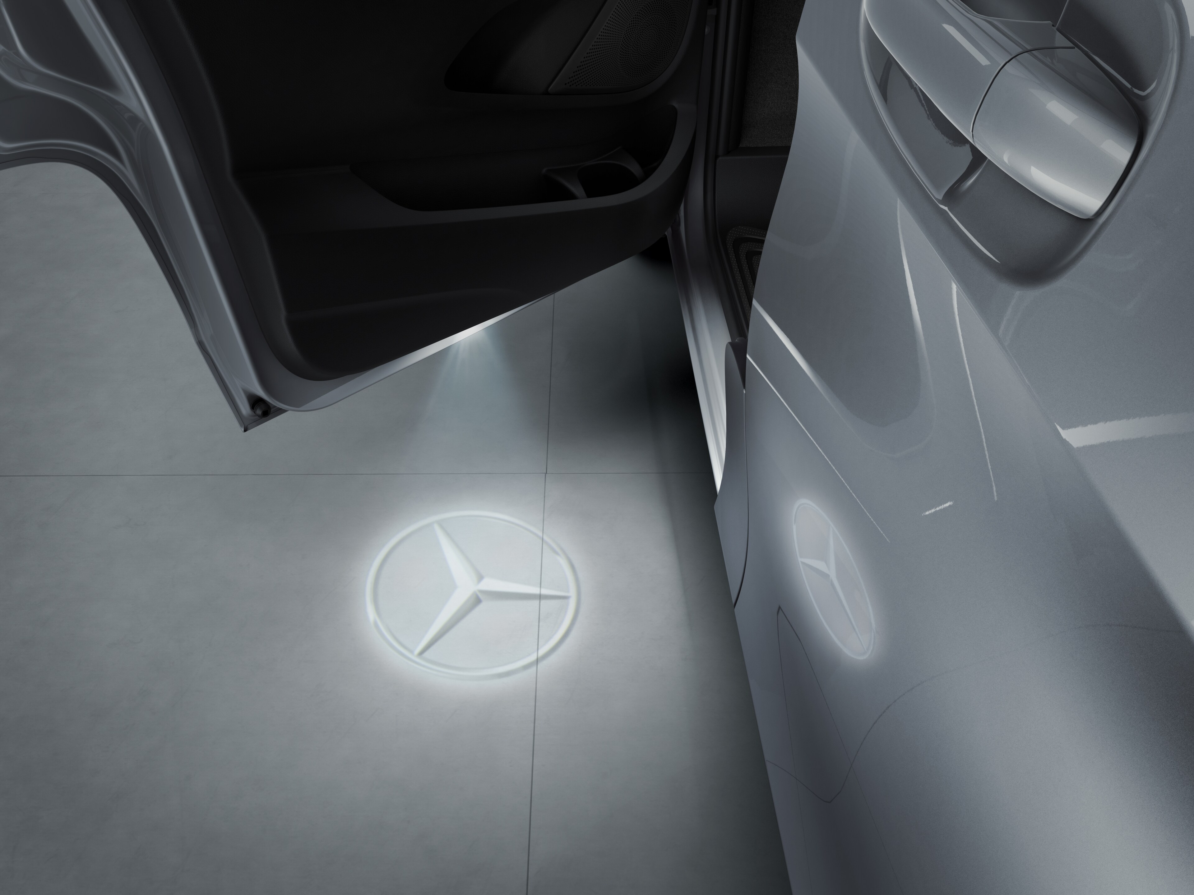 LED Logoprojektor, Mercedes Stern V-Klasse, Sprinter, EQV, Vito