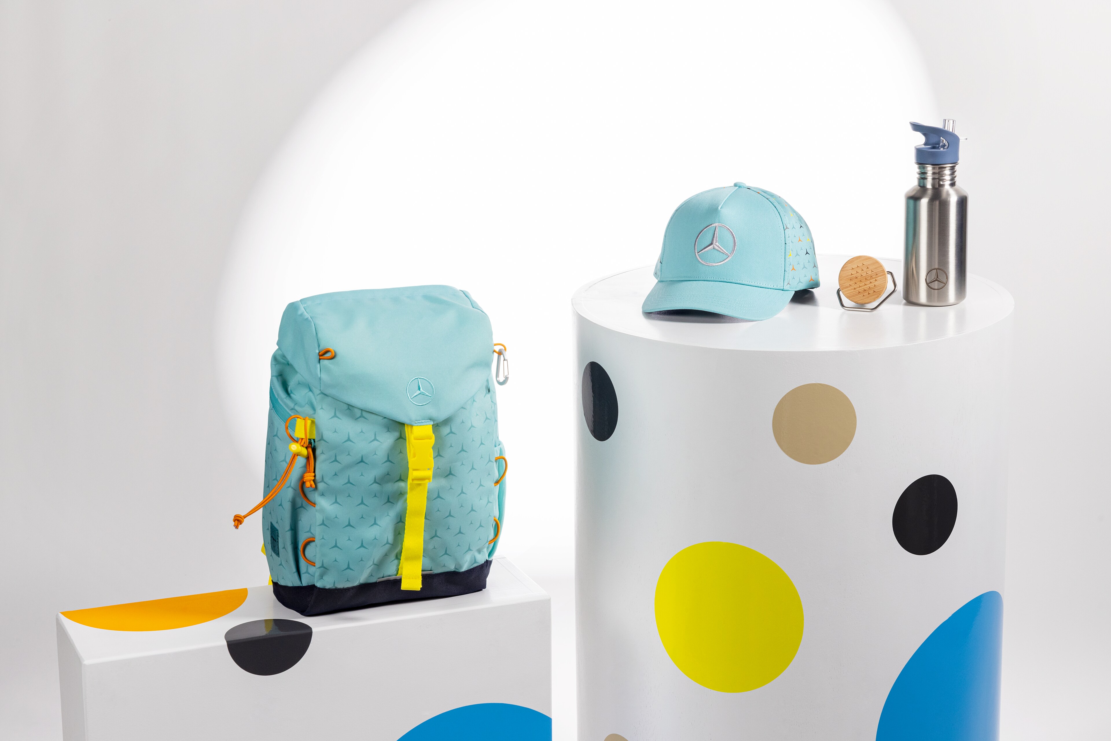 Mercedes-Benz - Cap Kinder, türkis, Baumwolle (Bio)