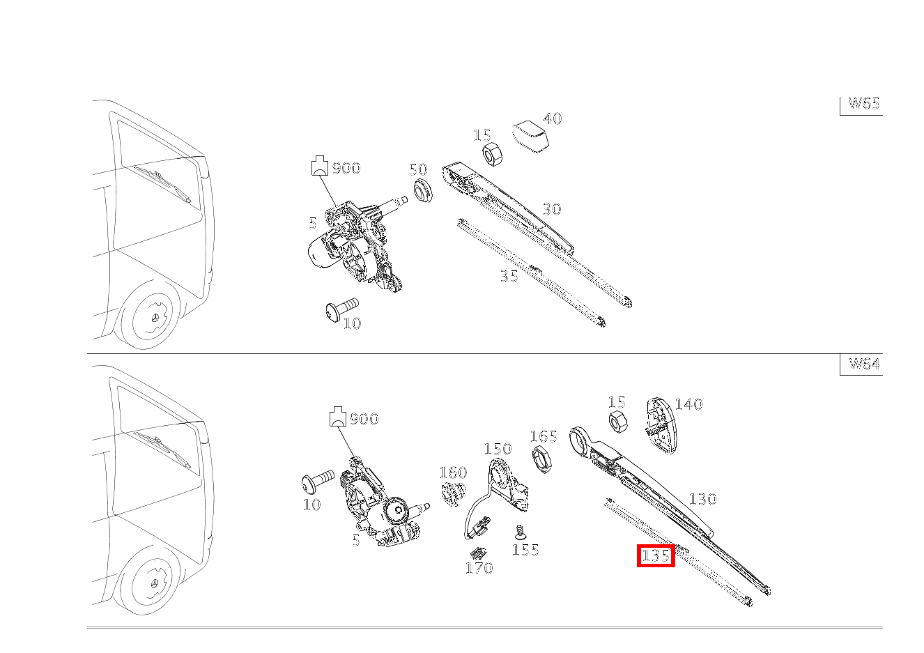 Wischerblatt V 220 d EDITION Kompakt 460 Wischerblatt V 220 d EDITION Kompakt 460