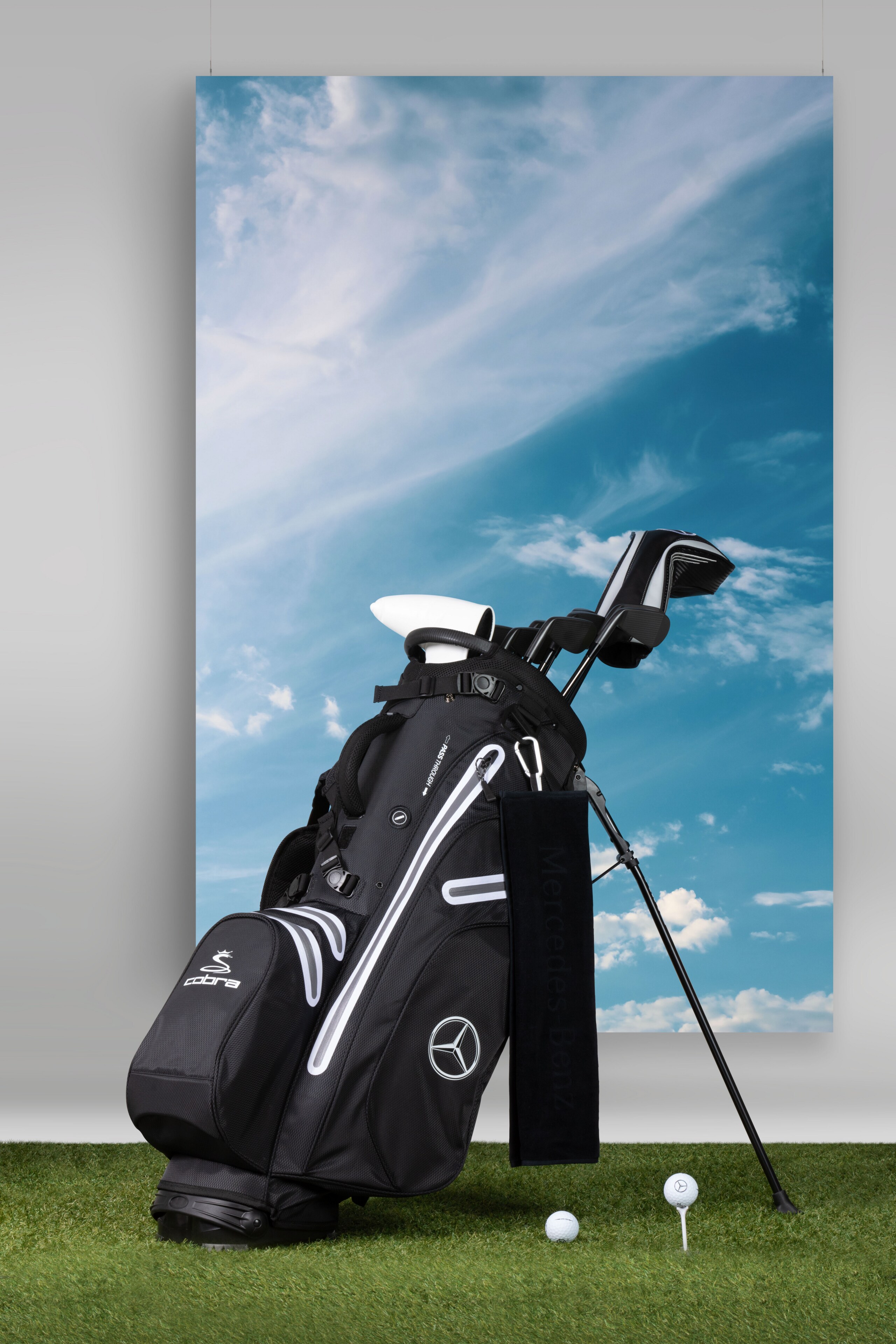 Mercedes-Benz - Golf stand bag & Golf club headcover & Golf gift set, large Golf stand bag & Golf club headcover & Golf gift set, large