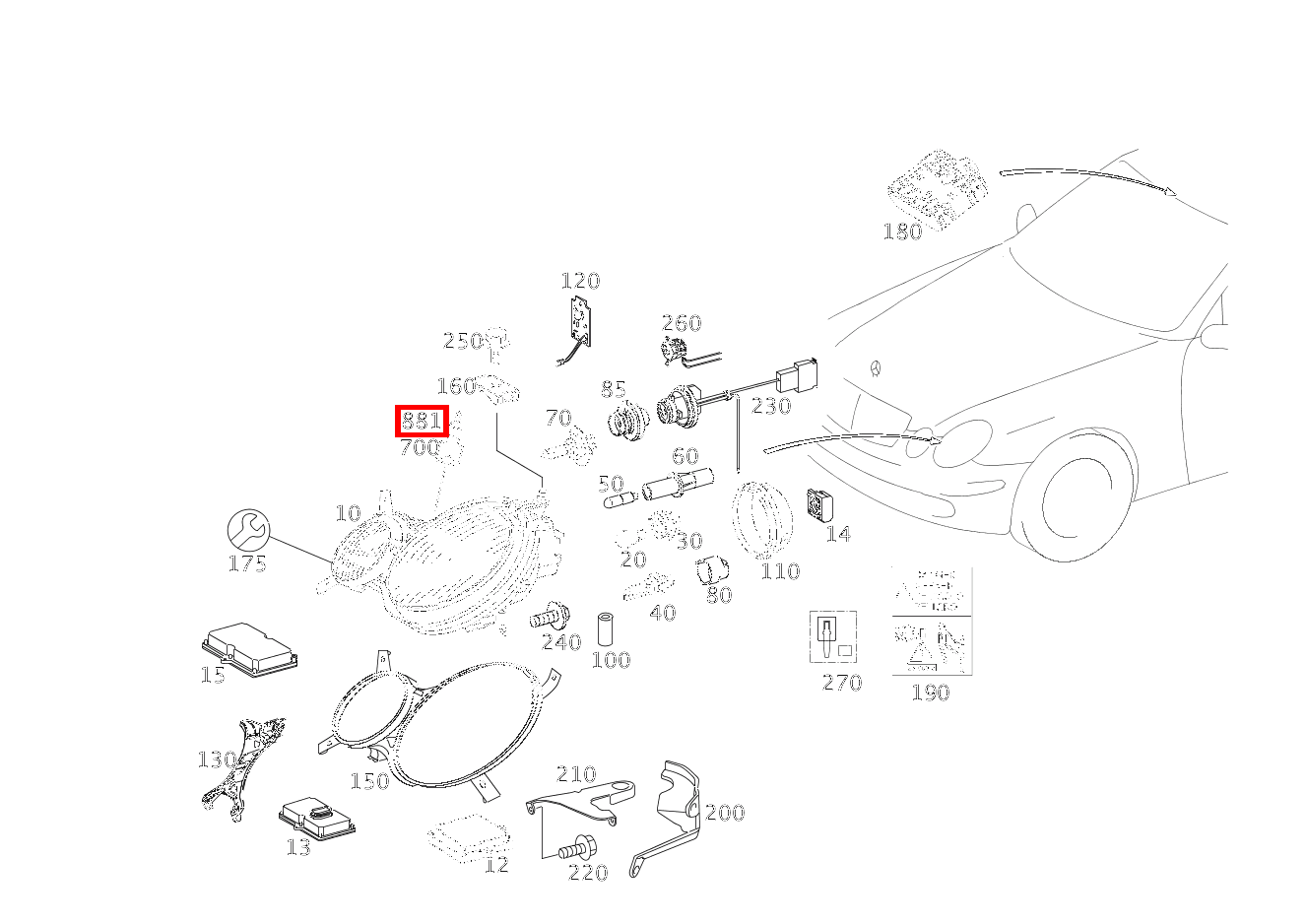 Kontaktbuchse 1.5-2.5 MM2 SLK2.8 E280CDI SONDERAUFB 211 Kontaktbuchse 1.5-2.5 MM2 SLK2.8 E280CDI SONDERAUFB 211