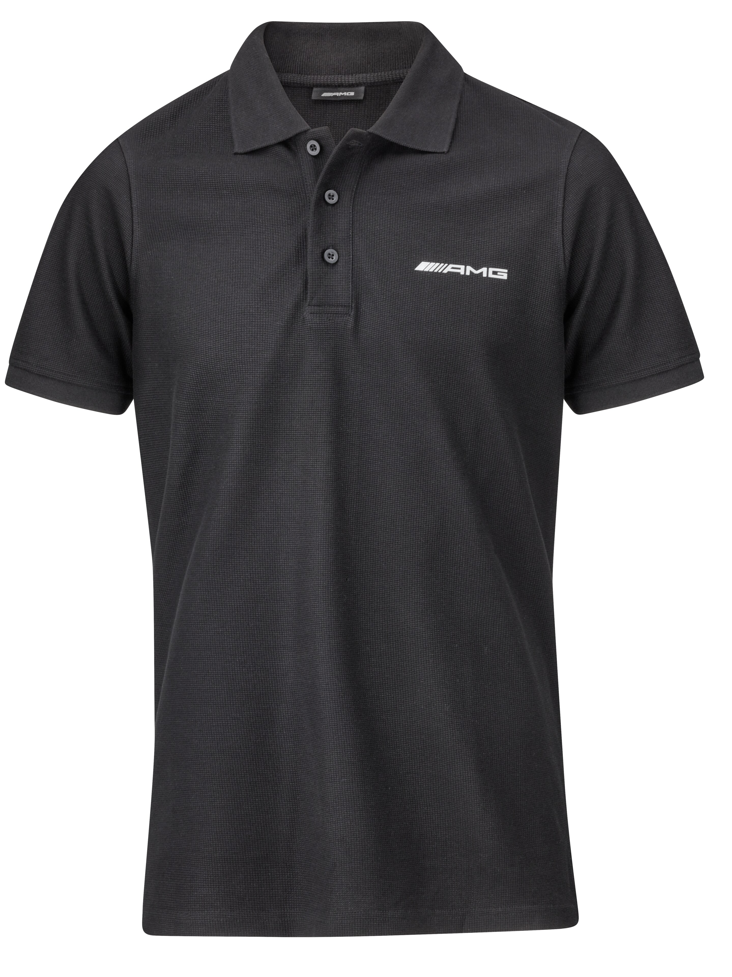 AMG Poloshirt Herren schwarz