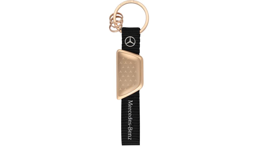 Schlüsselanhänger, Mercedes-Benz roségoldfarben Schlüsselanhänger, Mercedes-Benz roségoldfarben