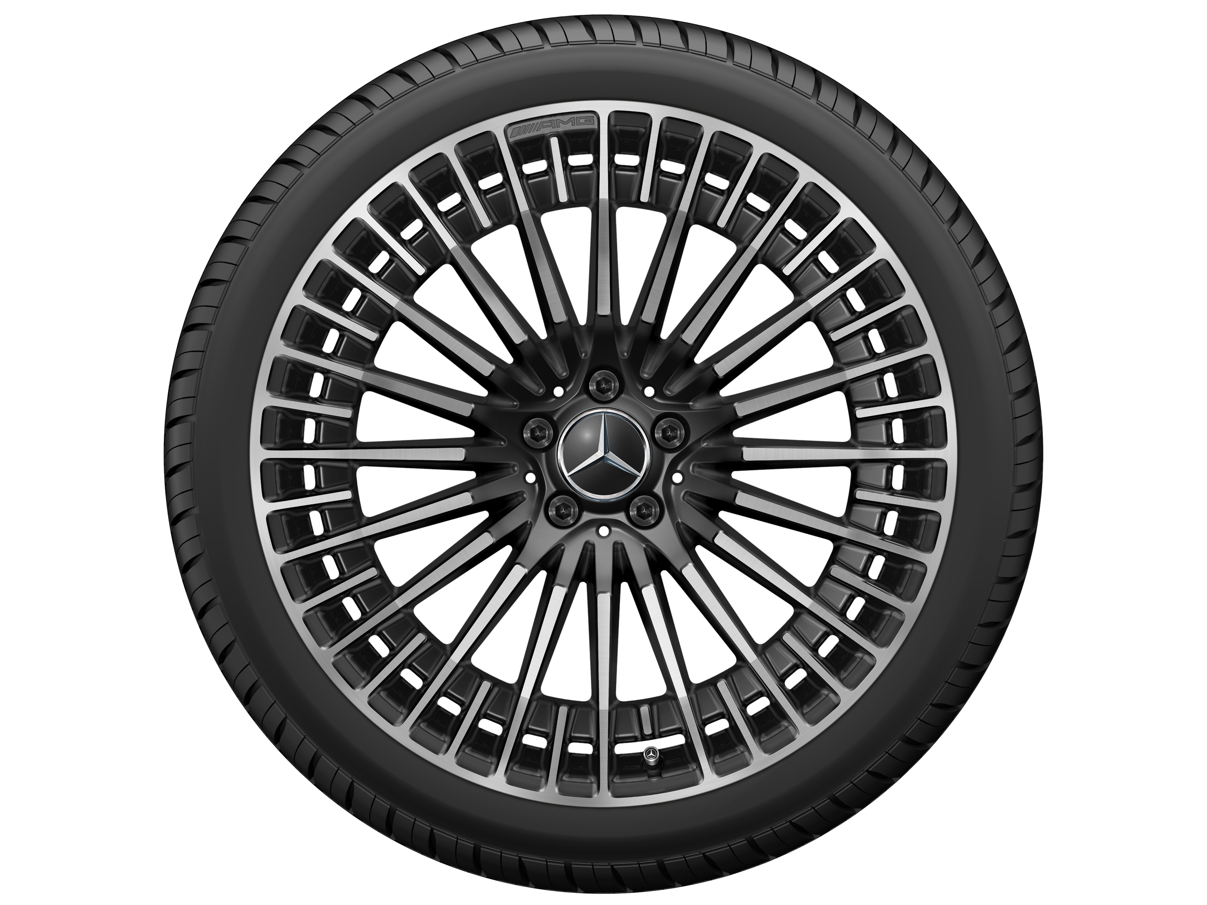 AMG Vielspeichen-Rad, 21 Zoll, 9 J x 21 ET 31, schwarz