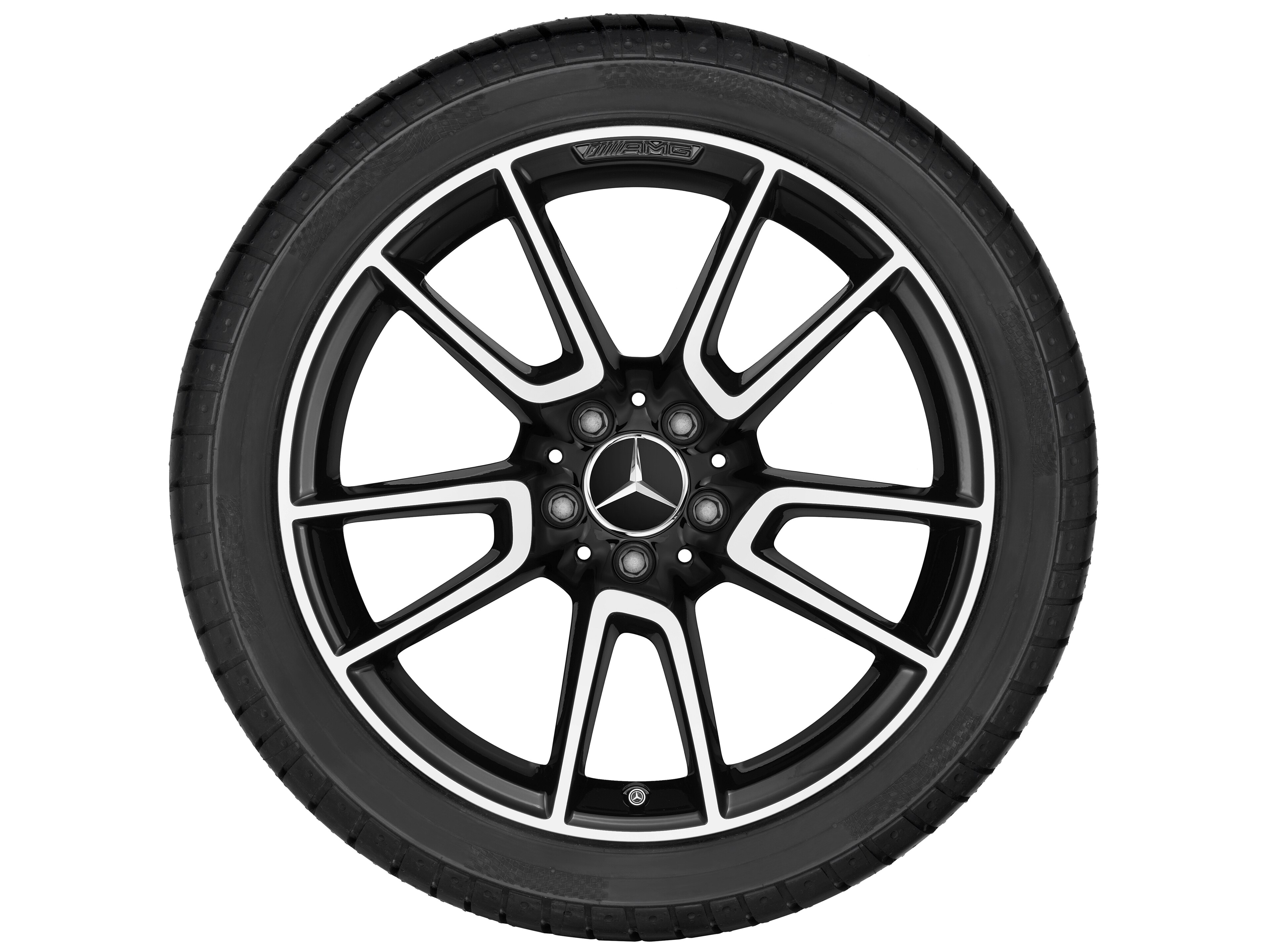 Mercedes-Benz - AMG 5-Doppelspeichen-Rad, 48,3 cm (19 Zoll) AMG 5-Doppelspeichen-Rad, 48,3 cm (19 Zoll)