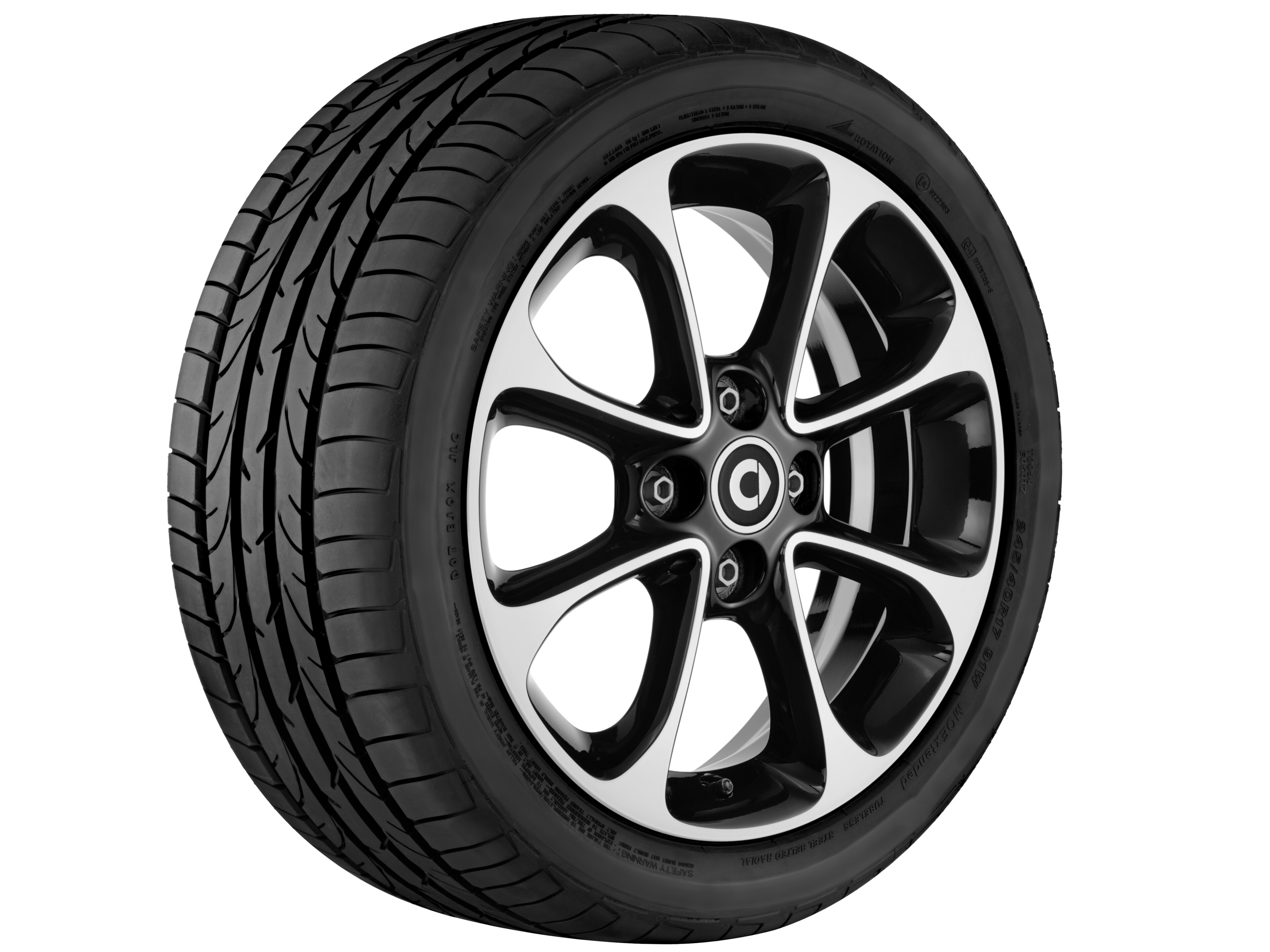 8-Speichen-Leichtmetallrad, 38,1 cm (15 Zoll)