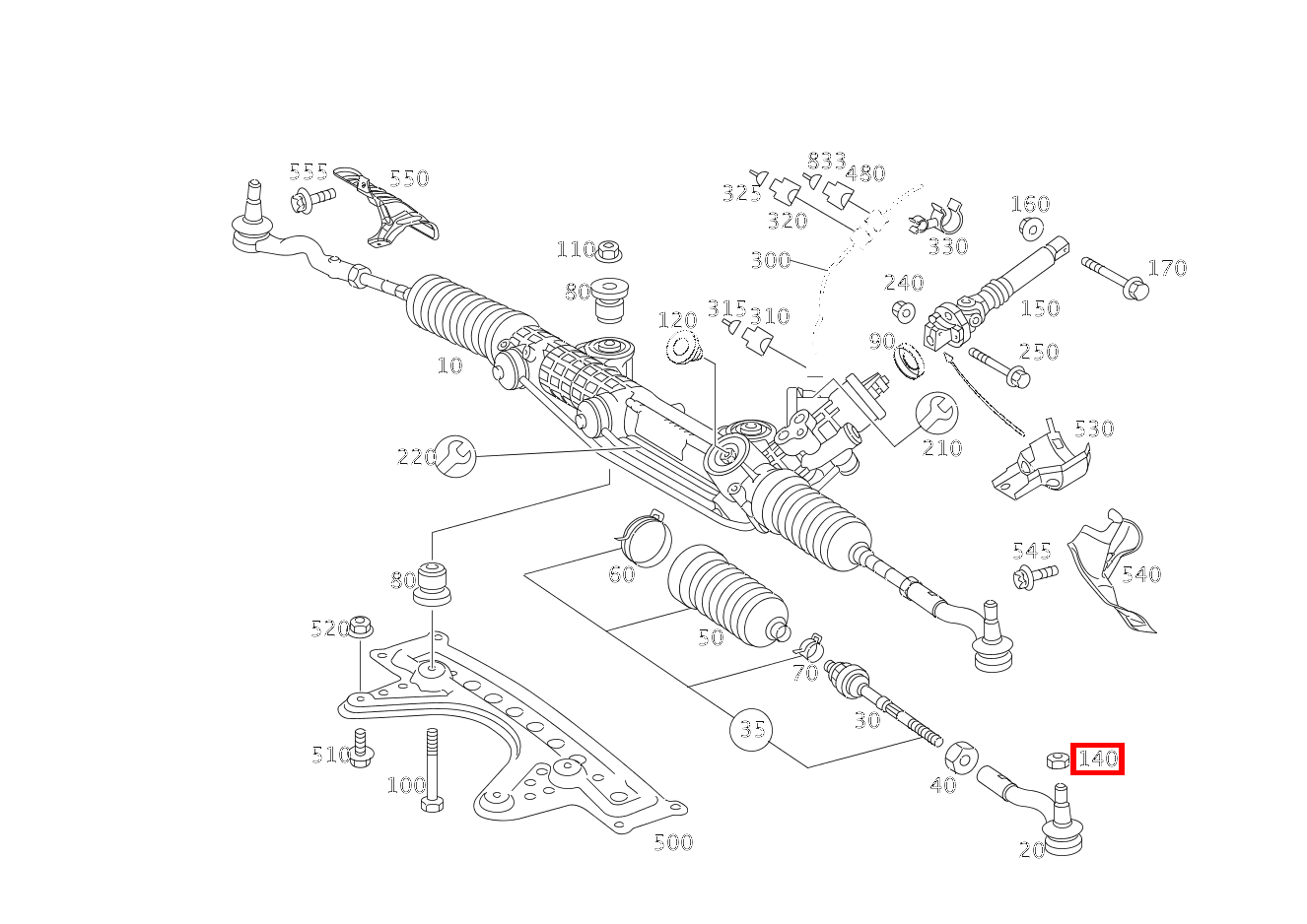 Sechskantmutter SPURSTANGE AN ACHSSCHENKEL; M14X1,5 E280CDI SONDERAUFB 211 Sechskantmutter SPURSTANGE AN ACHSSCHENKEL; M14X1,5 E280CDI SONDERAUFB 211